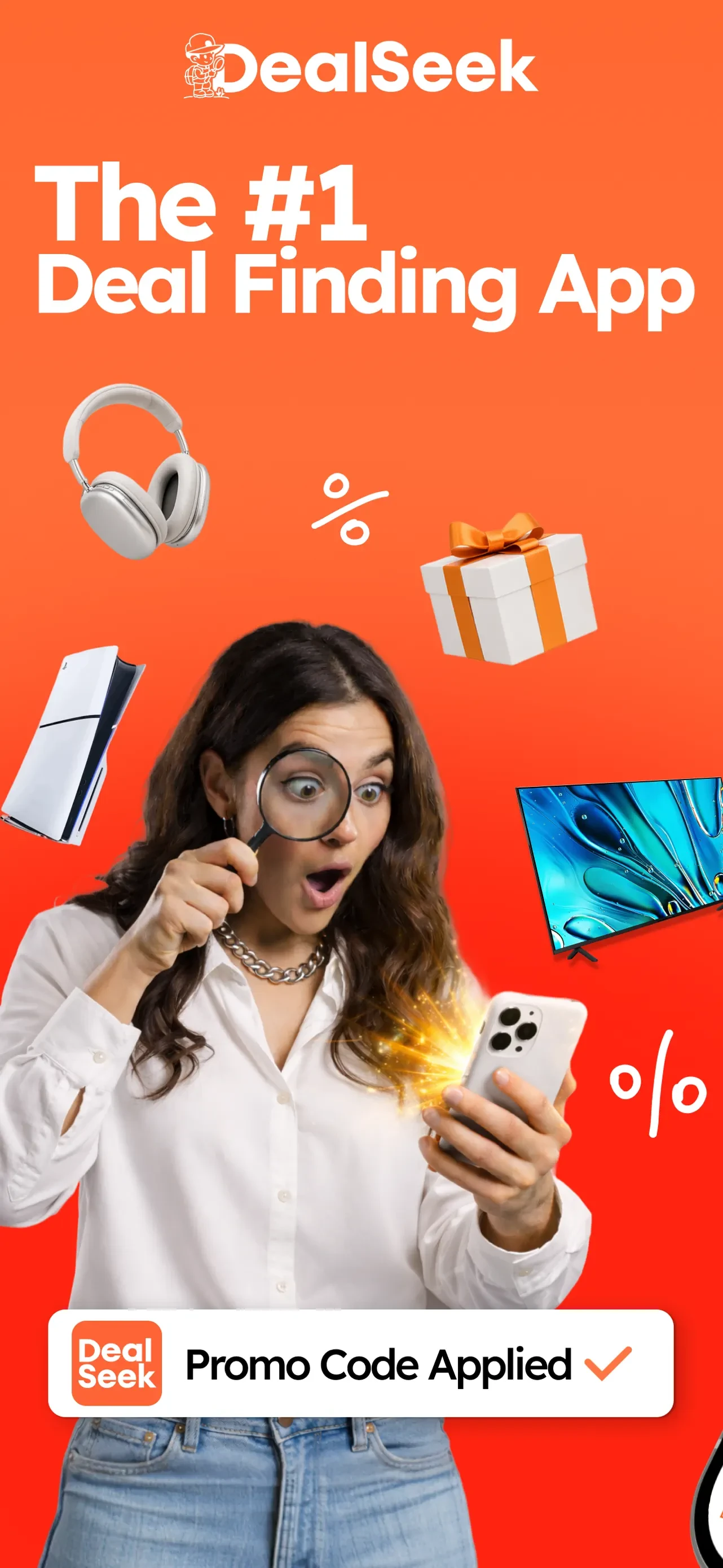 DealSeek: Coupons & Discounts app store screenshot 1 — Shopping (iOS)