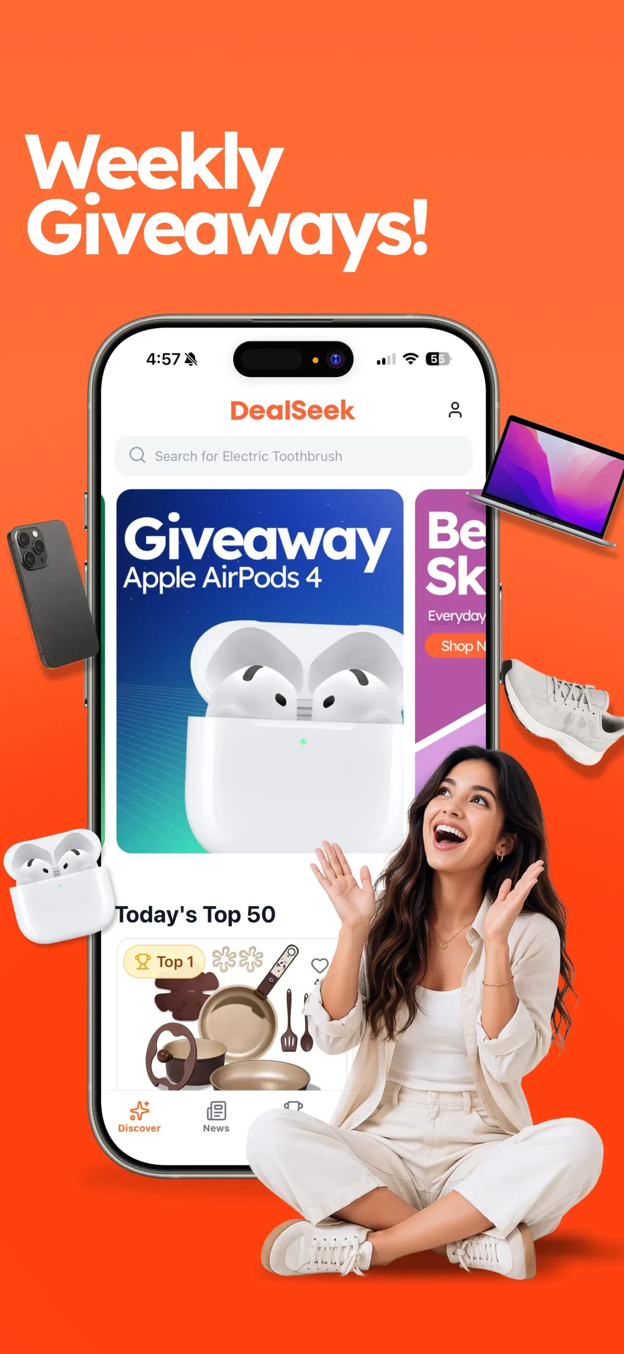 DealSeek: Coupons & Discounts app store screenshot 6 — Shopping (iOS)