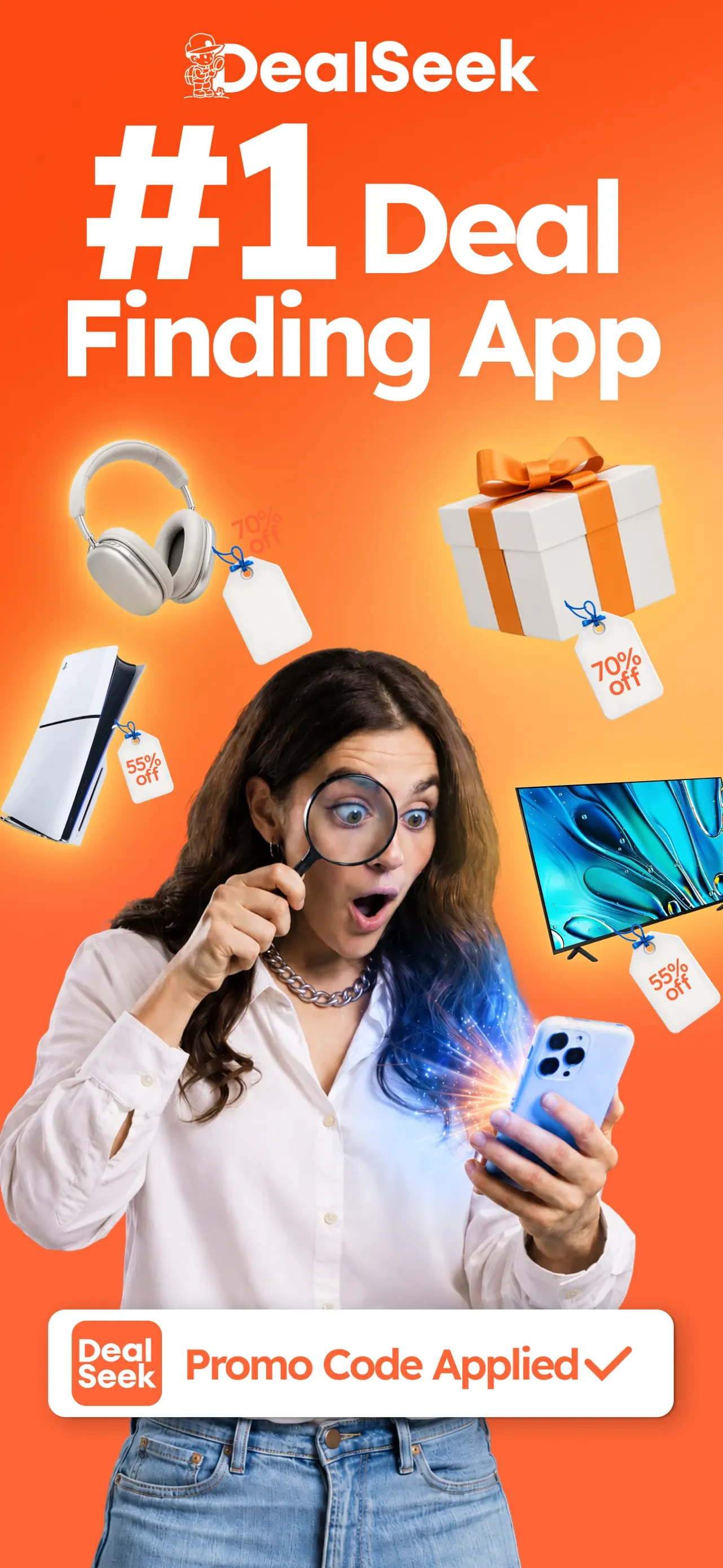 DealSeek: Coupons & Discounts app store screenshot 1 — Shopping (iOS)