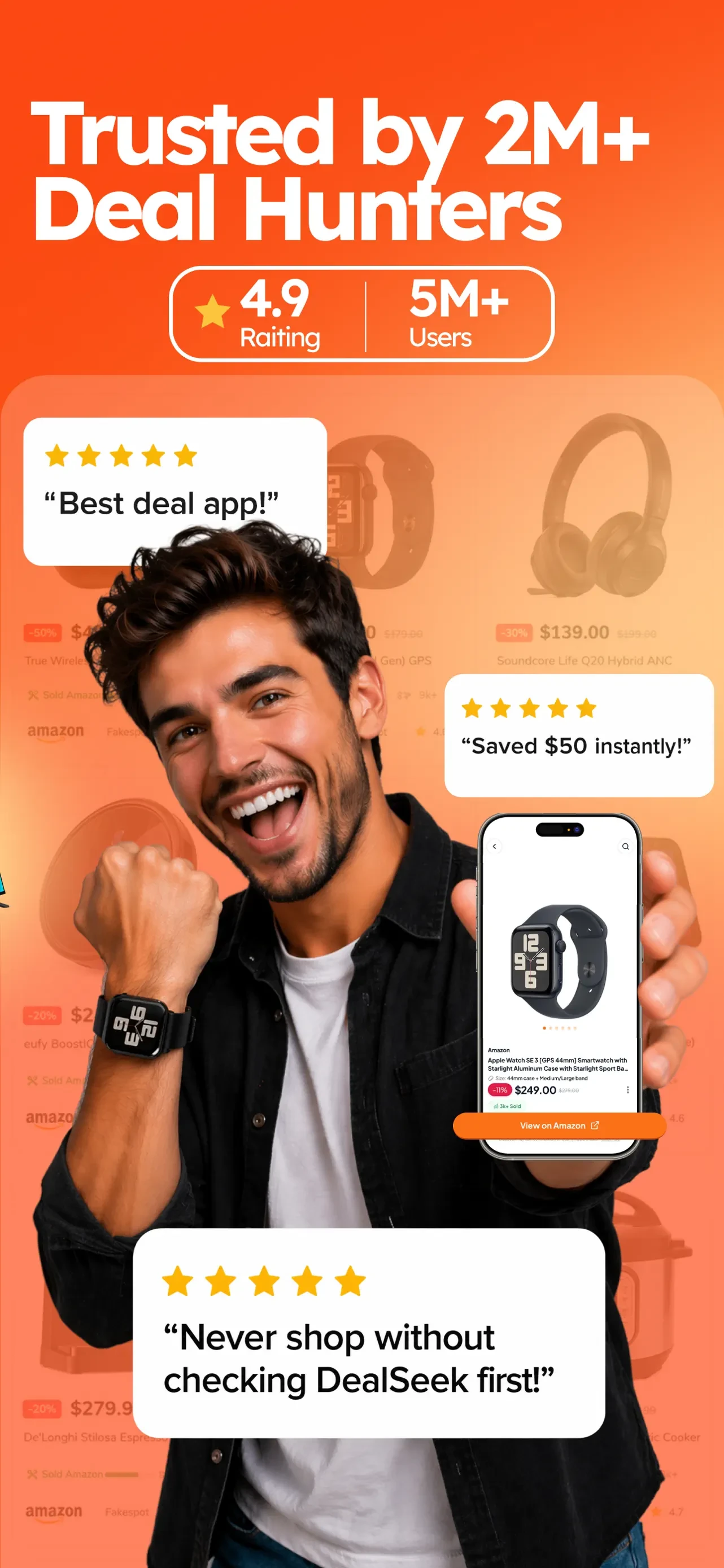 DealSeek: Coupons & Discounts app store screenshot 2 — Shopping (iOS)