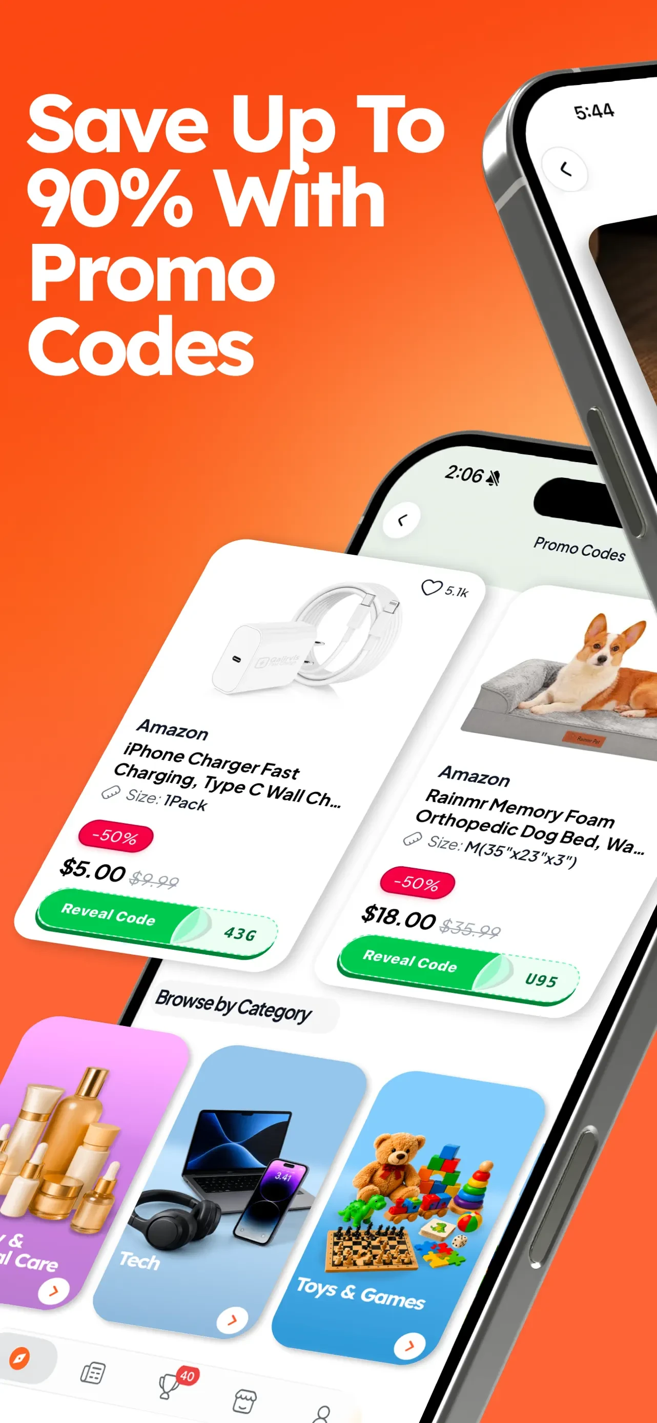 DealSeek: Coupons & Discounts app store screenshot 3 — Shopping (iOS)