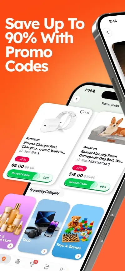 DealSeek: Coupons & Discounts app store screenshot 3 — Shopping (iOS)