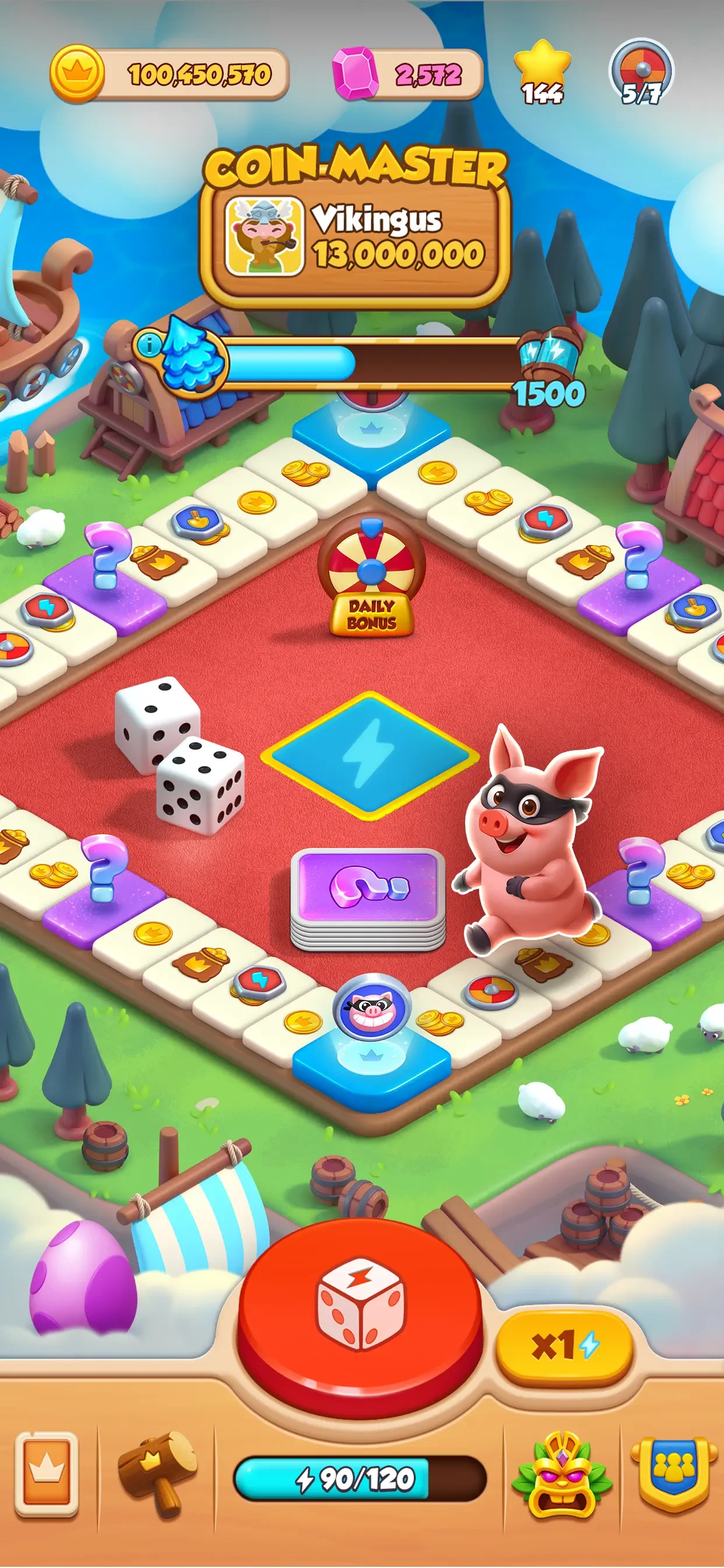Coin Master - Board Adventure app store screenshot 3 — Games (iOS)