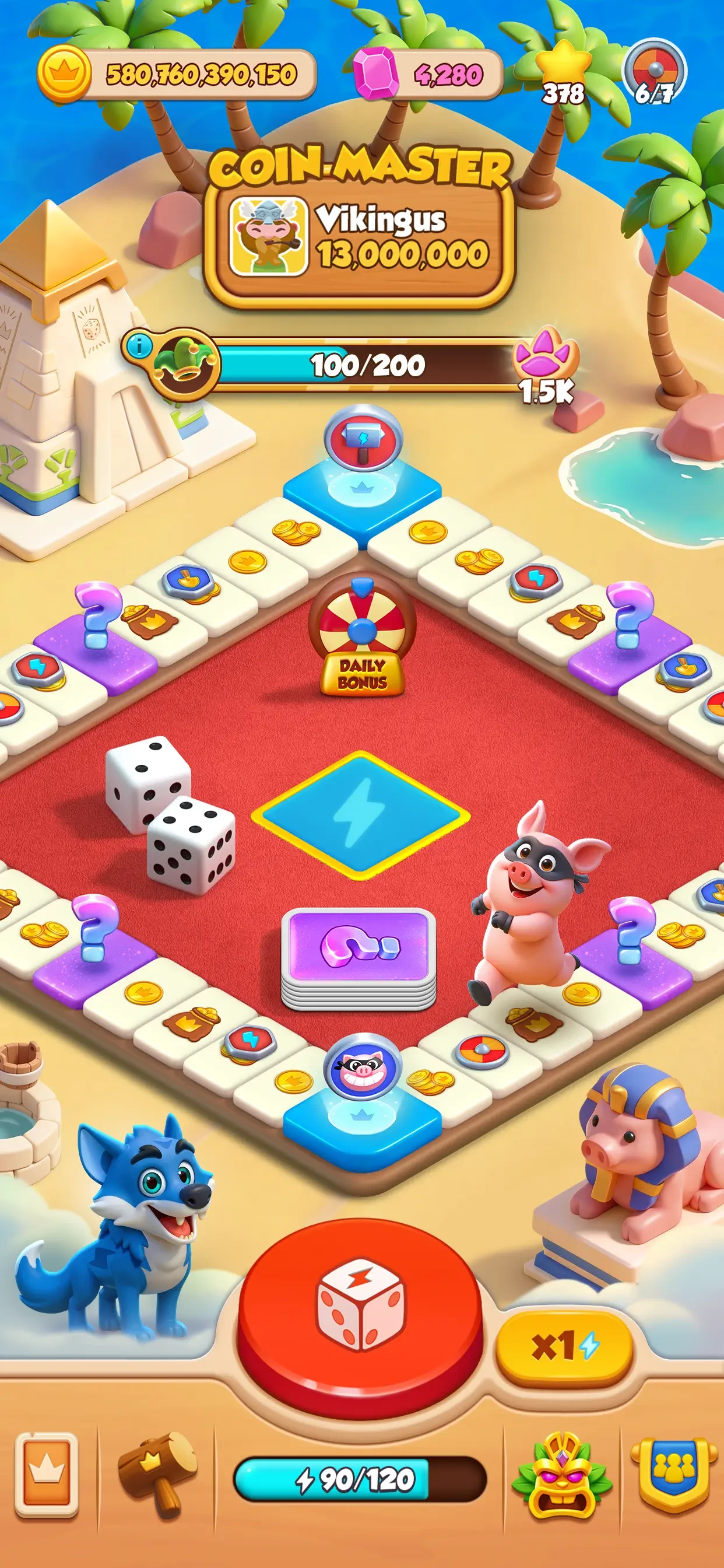 Coin Master - Board Adventure app store screenshot 3 — Games (iOS)