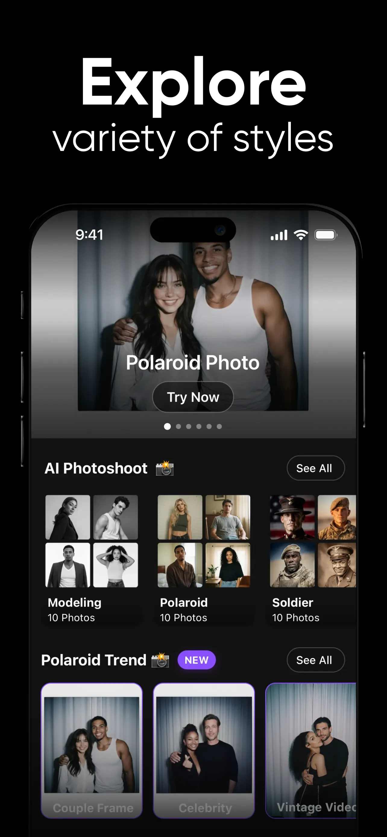 Shots: Photo & Video Generator app store screenshot 9 — Unknown (iOS)