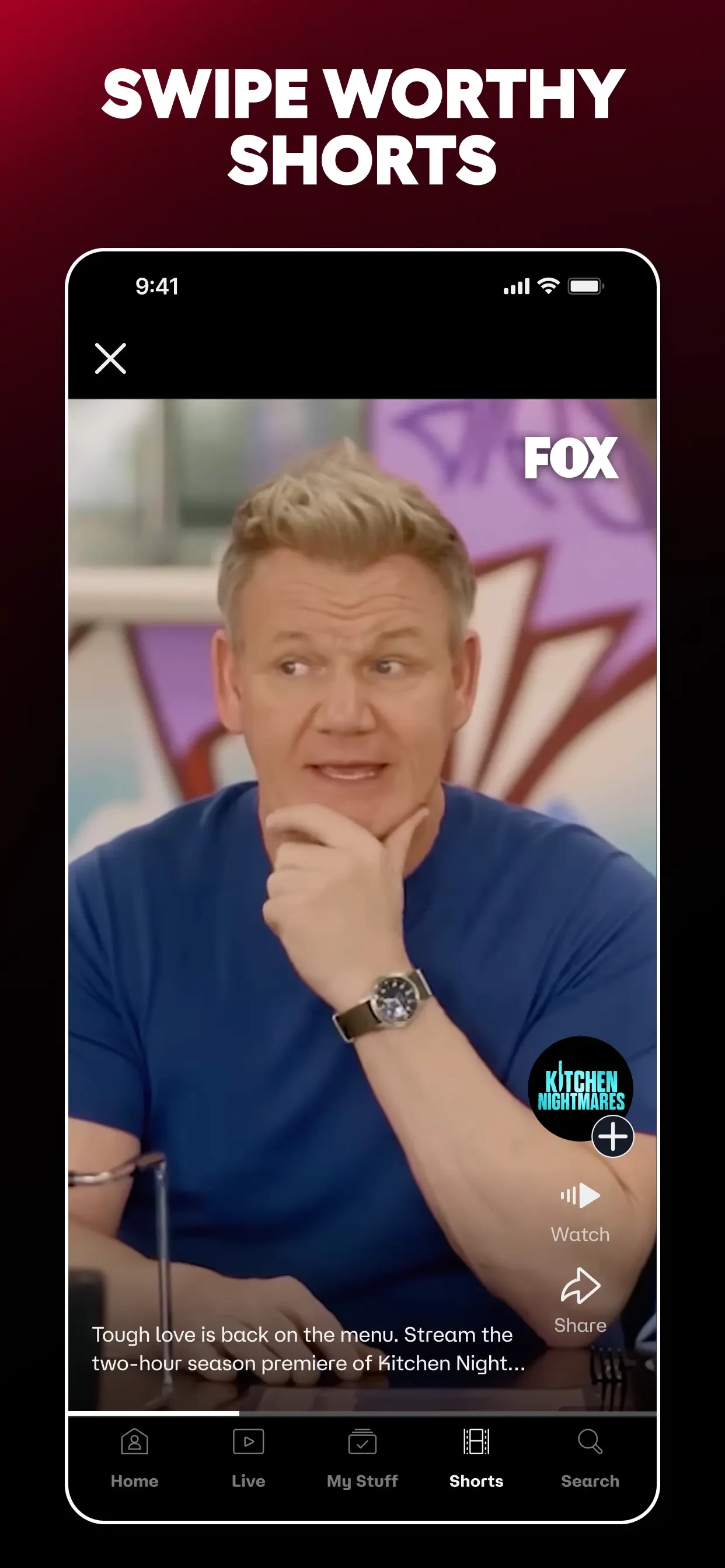 FOX One: Live News, Sports, TV app store screenshot 5 — Unknown (iOS)