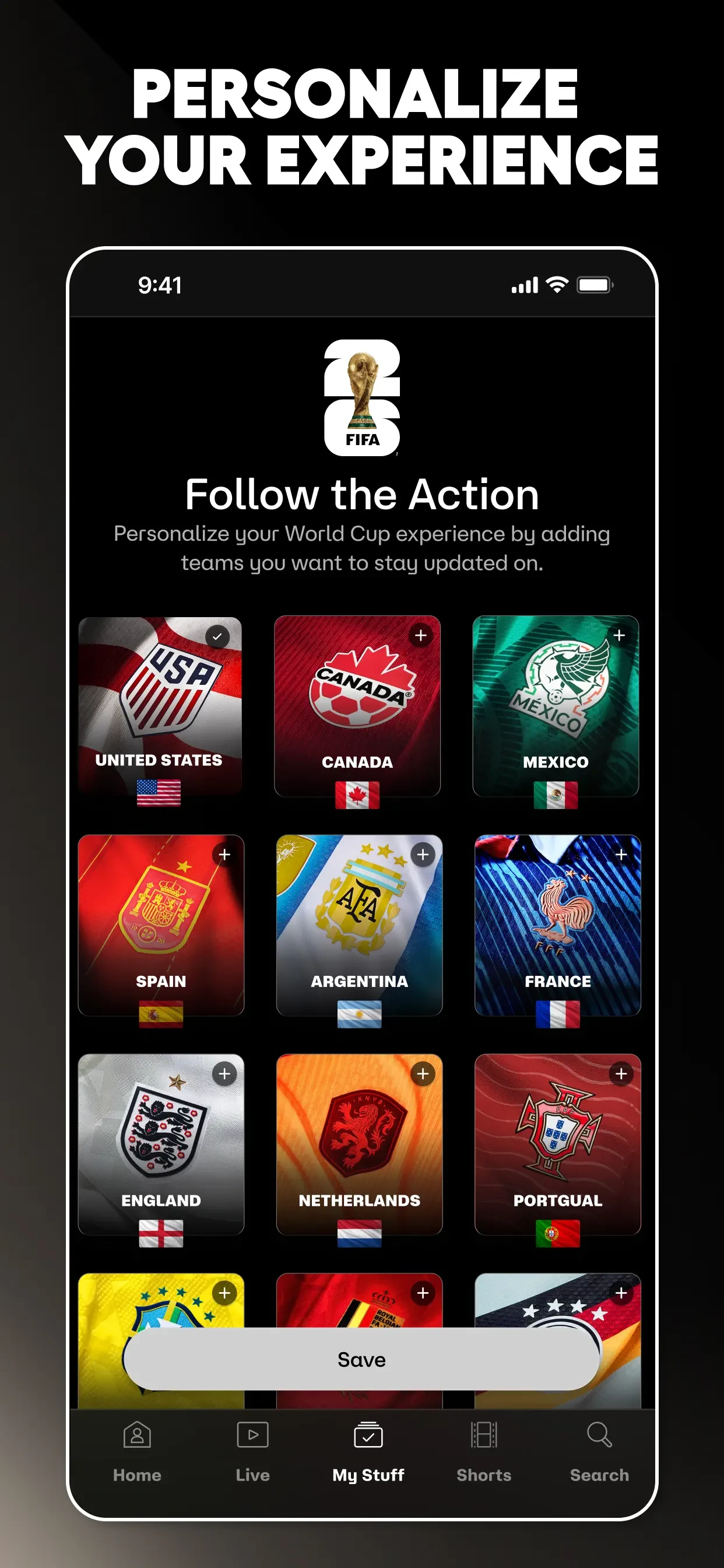 FOX One: Live News, Sports, TV app store screenshot 3 — Unknown (iOS)