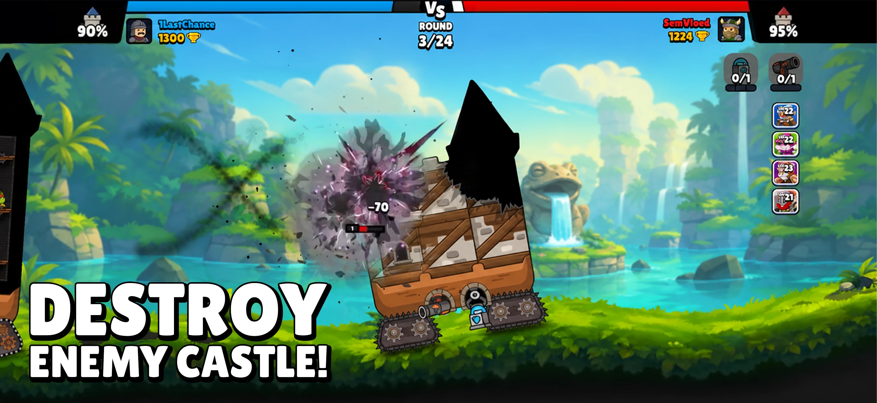Castle Busters app store screenshot 2 — Games (iOS)