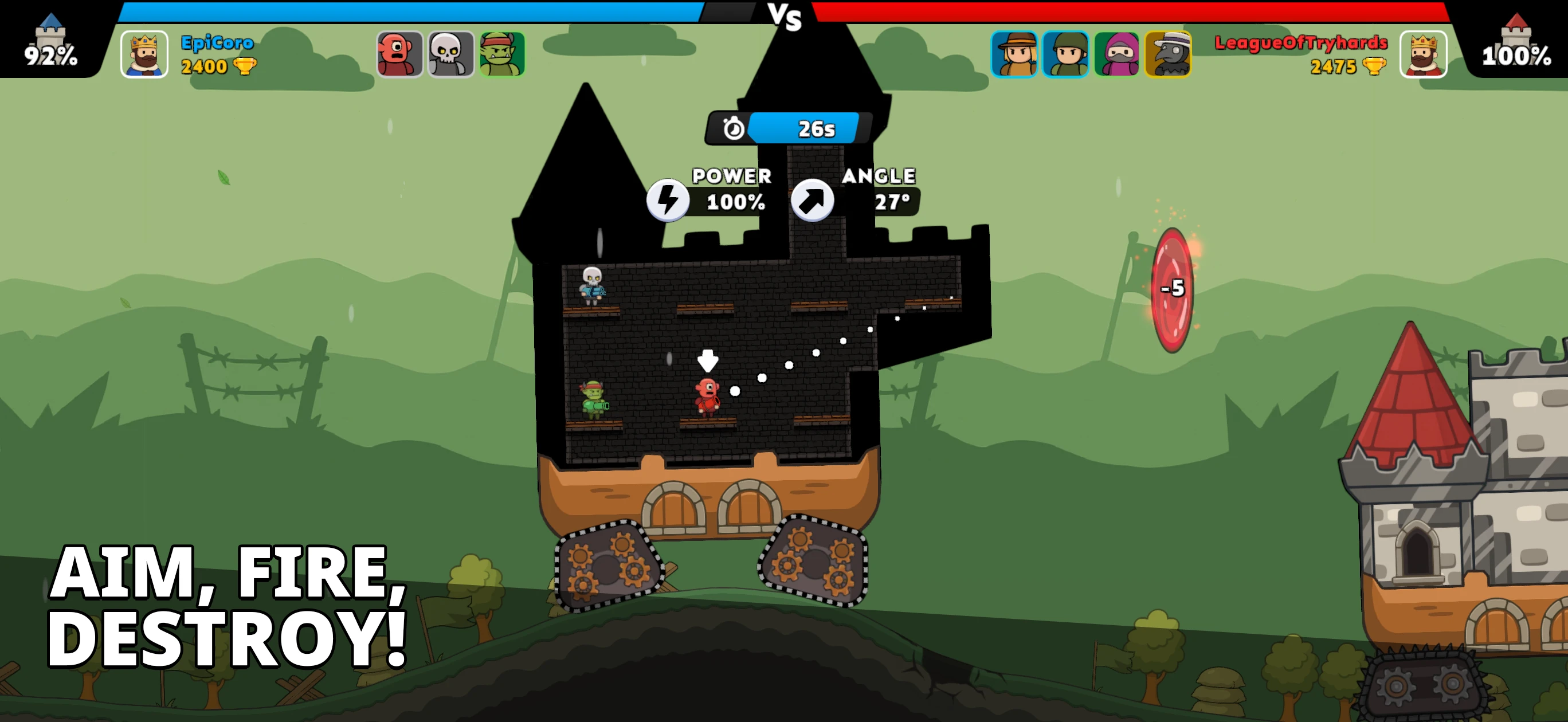 Castle Busters app store screenshot 4 — Games (iOS)