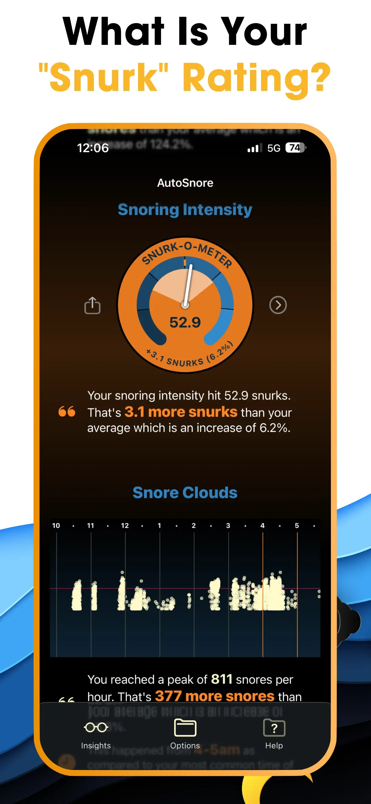 AutoSnore: Snoring Recorder app store screenshot 5 — Medical (iOS)