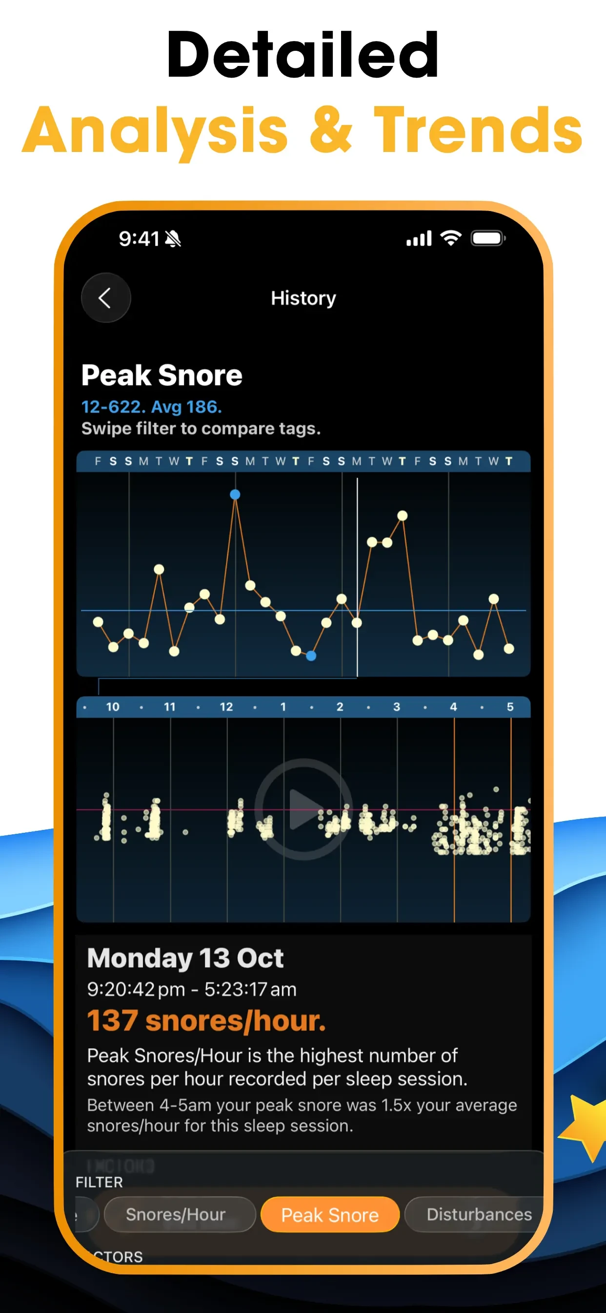 AutoSnore: Snoring Recorder app store screenshot 8 — Medical (iOS)