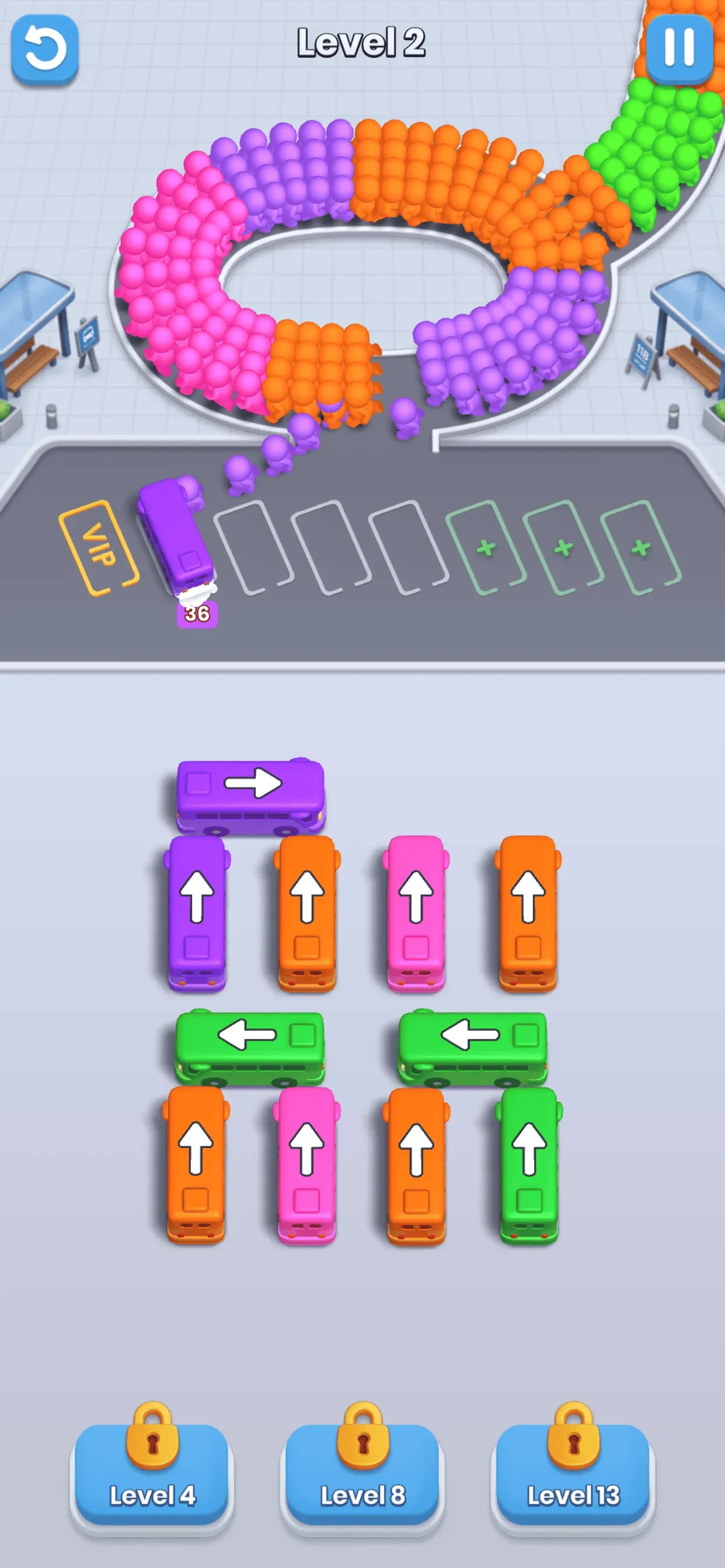 Bus Fever! Car Jam Escape app store screenshot 1 — Games (iOS)