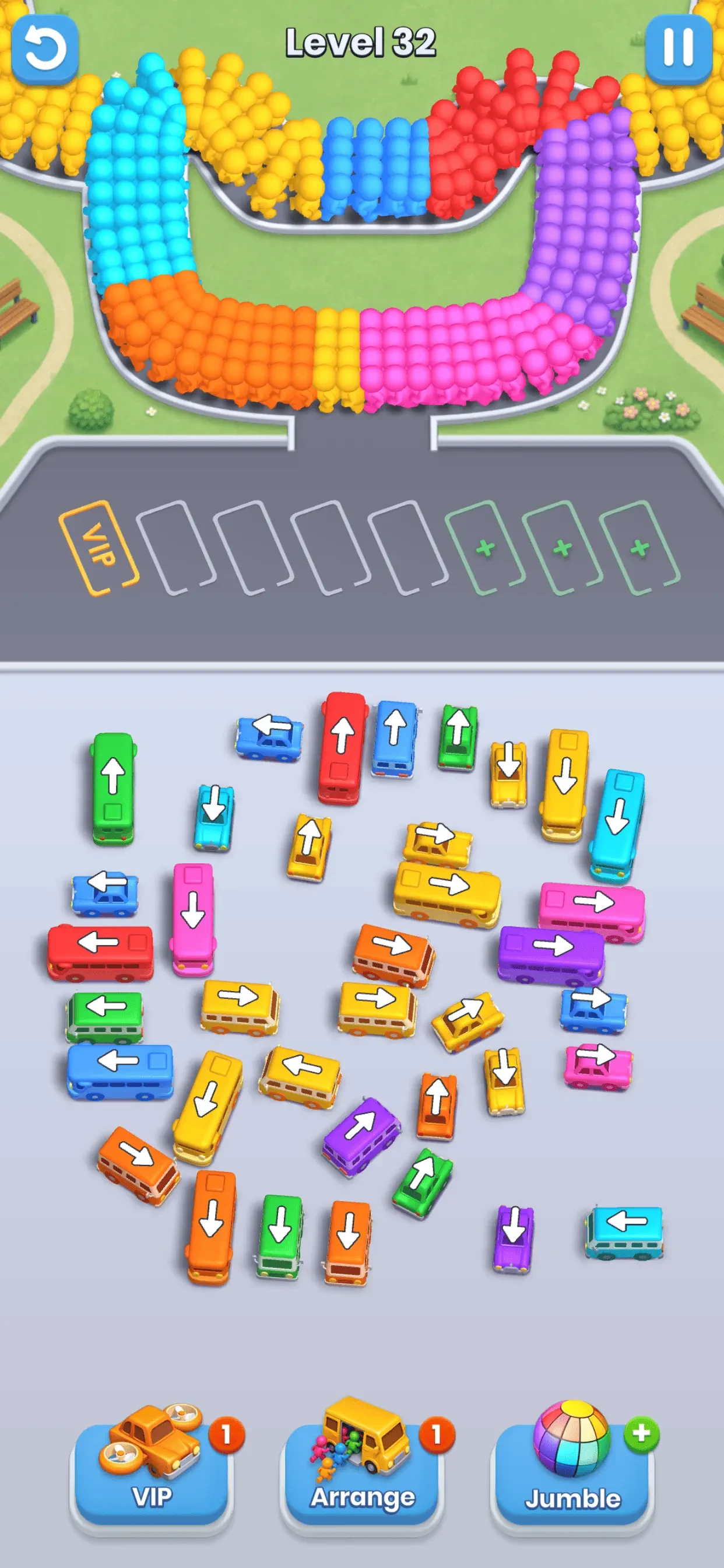 Bus Fever! Car Jam Escape app store screenshot 5 — Games (iOS)