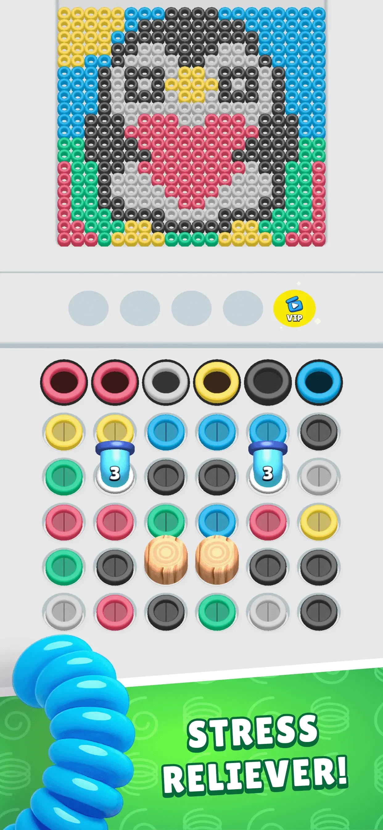 Slinky Sort: Sorting Puzzle 3D app store screenshot 2 — Games (iOS)