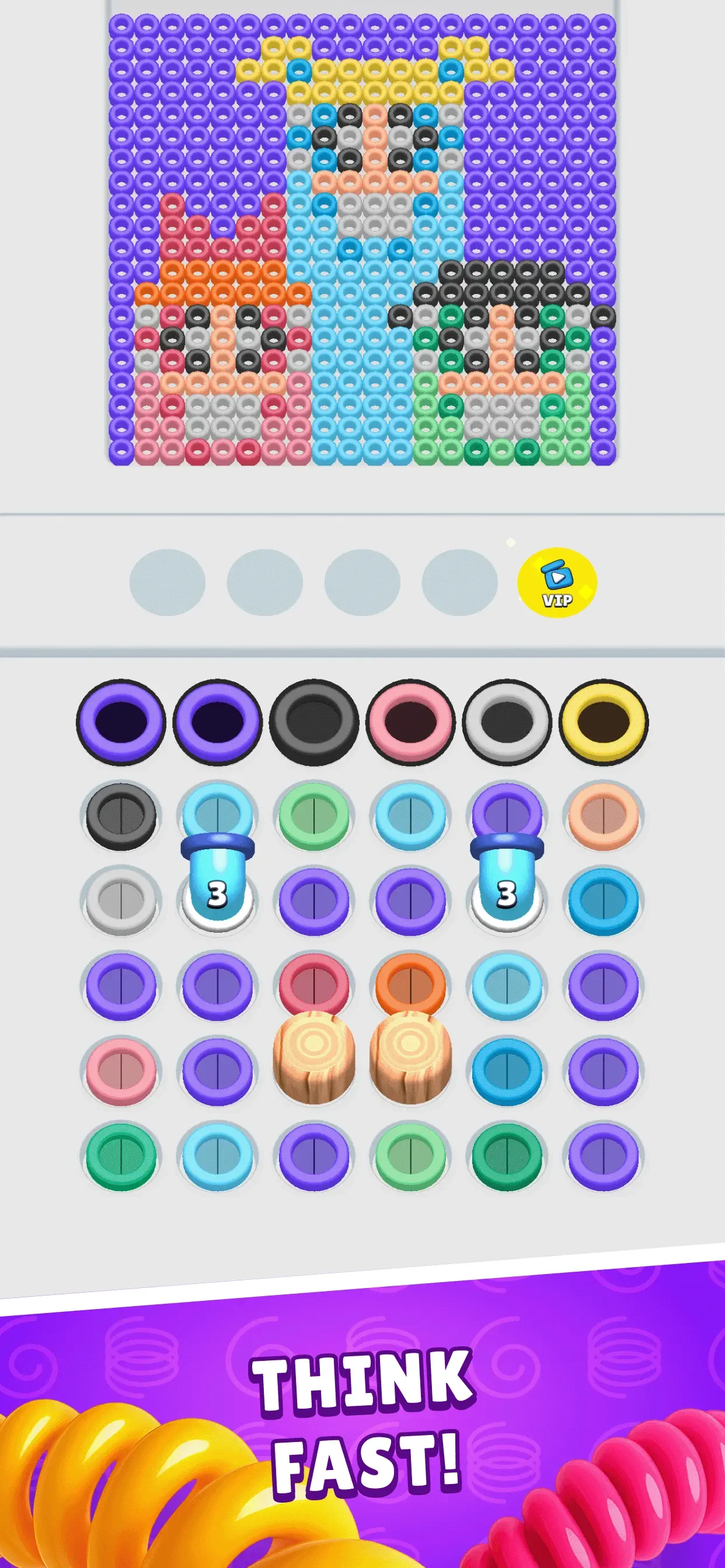 Slinky Sort: Sorting Puzzle 3D app store screenshot 3 — Games (iOS)