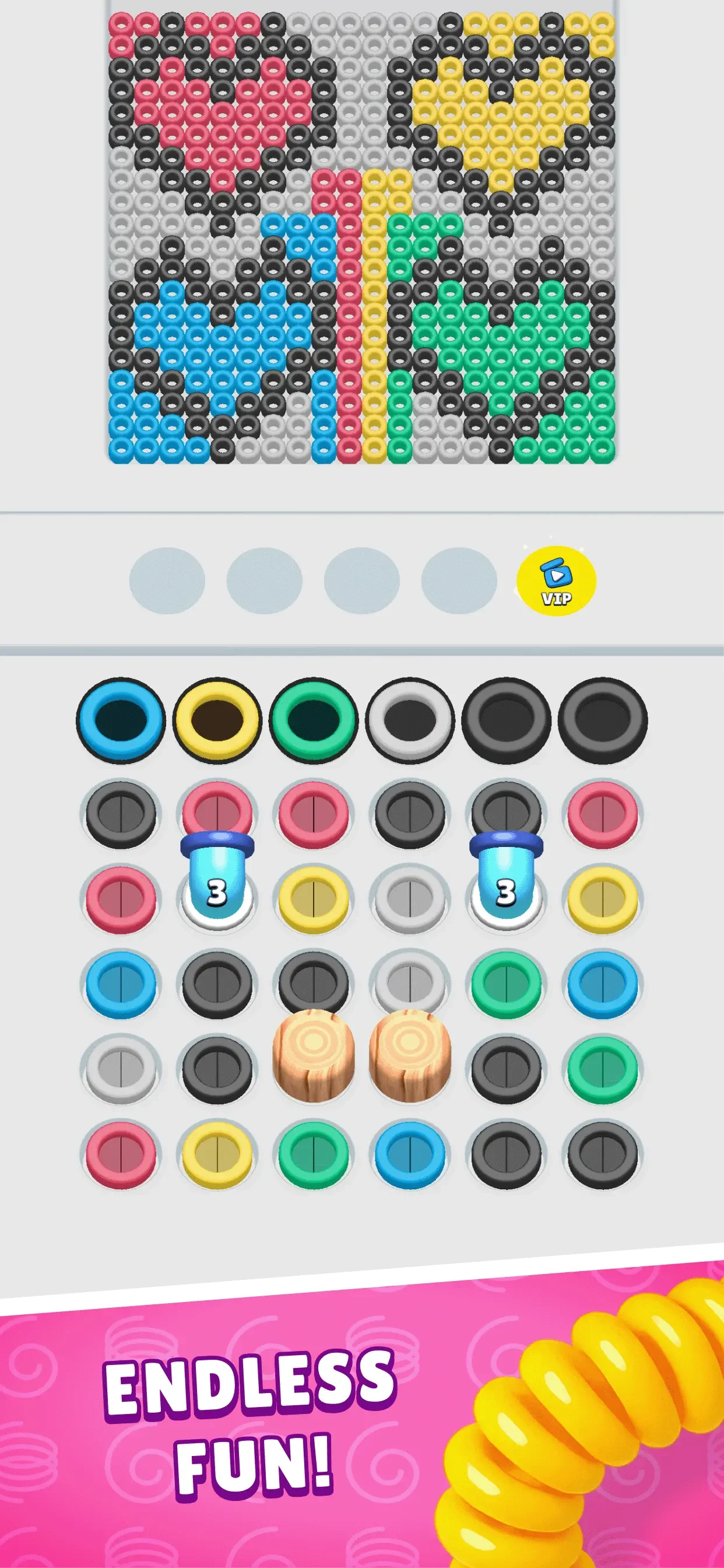 Slinky Sort: Sorting Puzzle 3D app store screenshot 4 — Games (iOS)