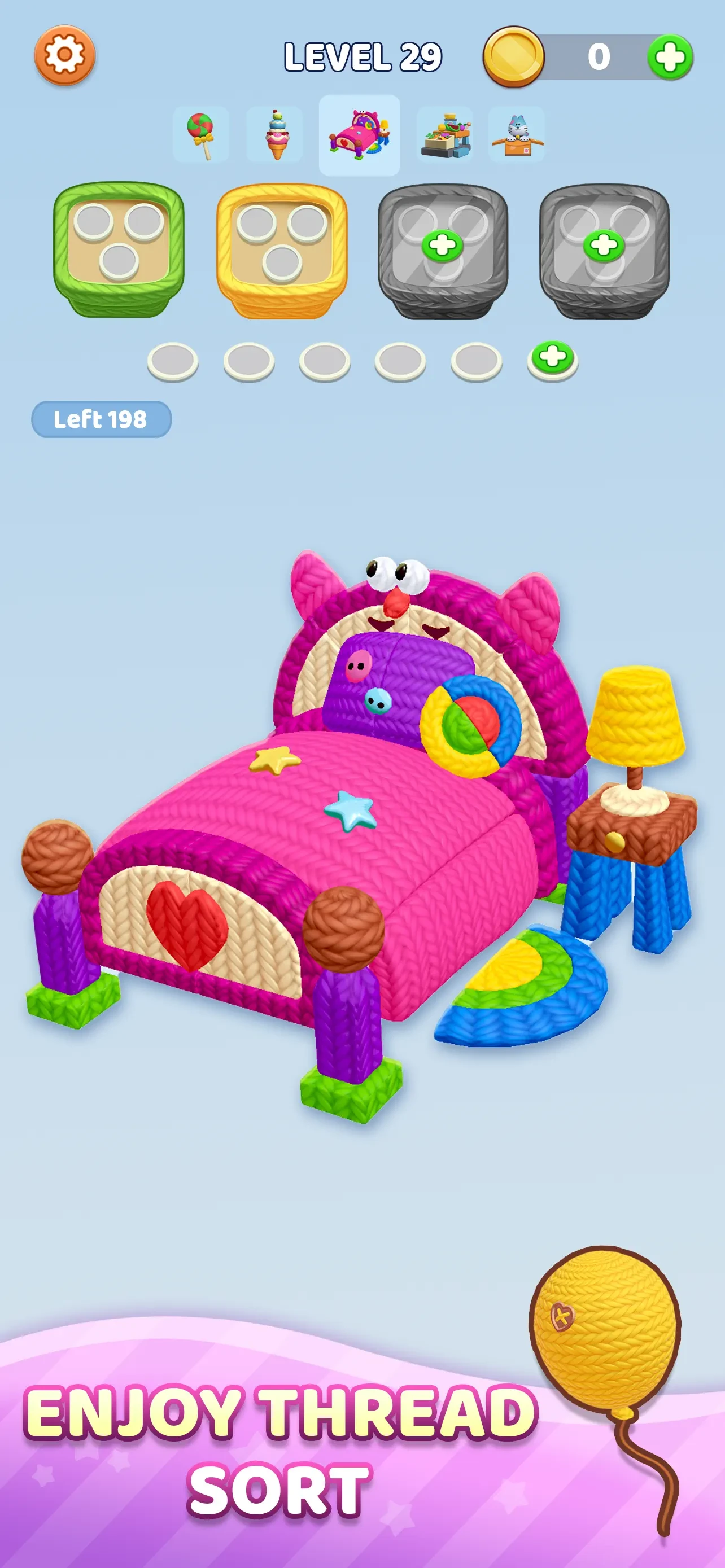 Yarn Fever! Unravel Puzzle app store screenshot 6 — Games (iOS)