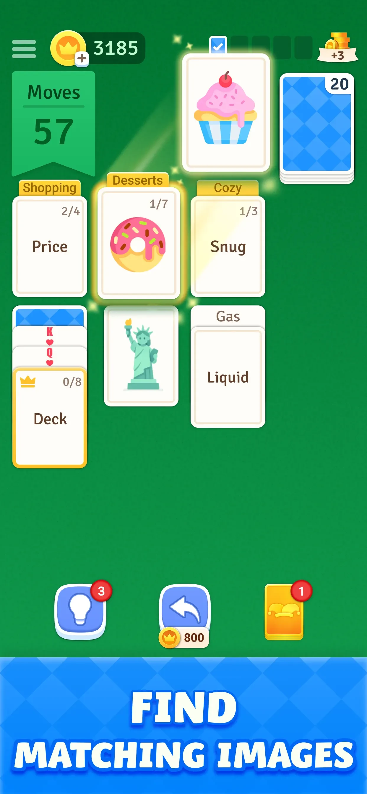 Solitaire Associations Journey app store screenshot 2 — Games (iOS)