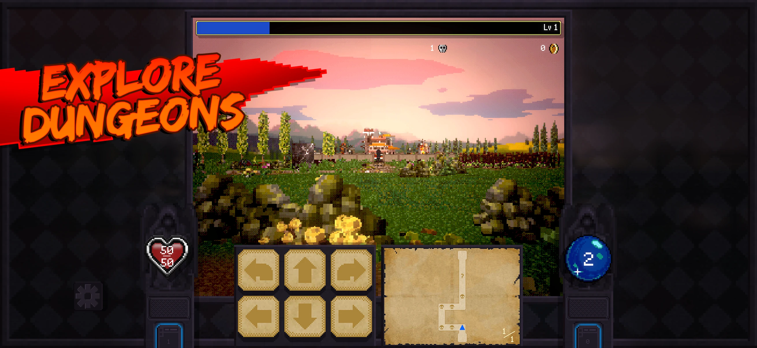 Vampire Crawlers app store screenshot 1 — Games (iOS)