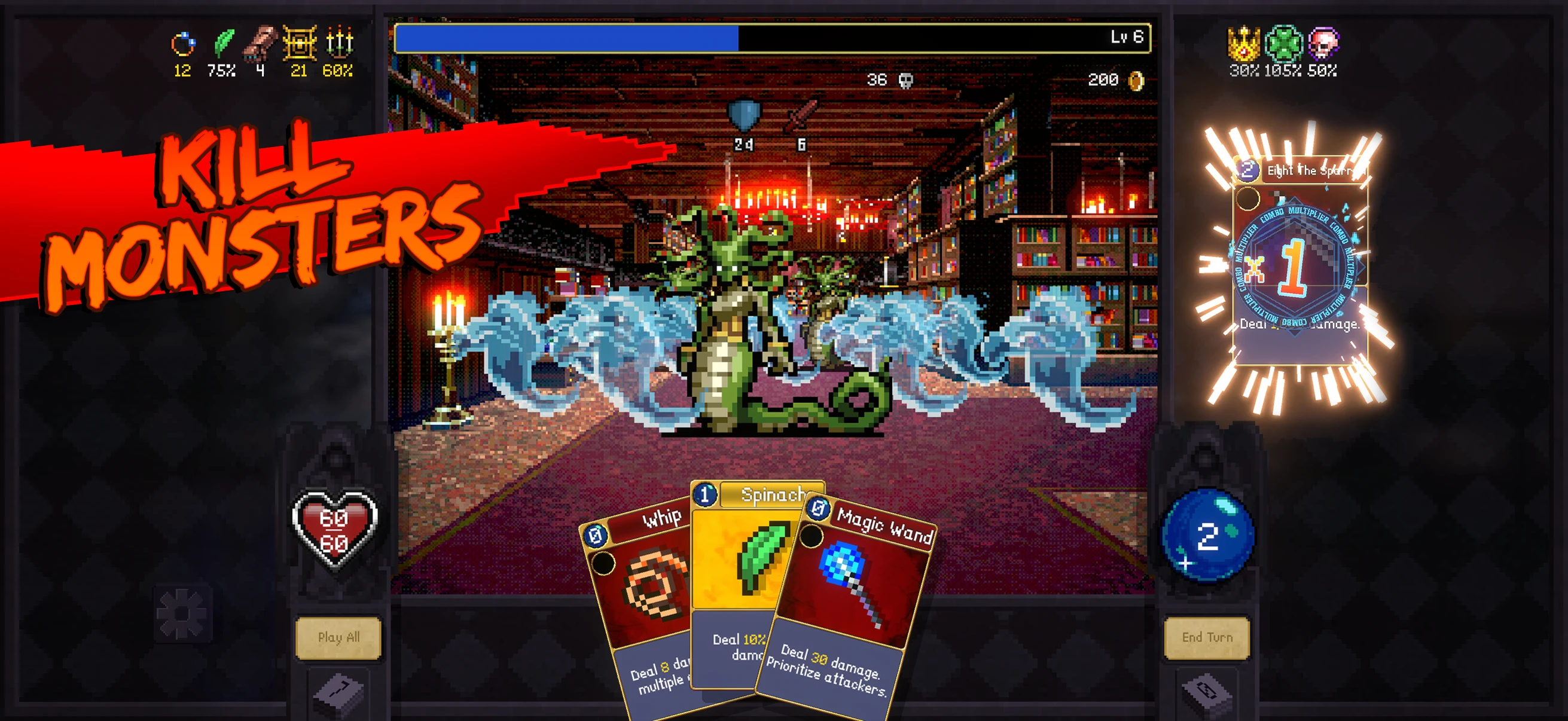 Vampire Crawlers app store screenshot 2 — Games (iOS)