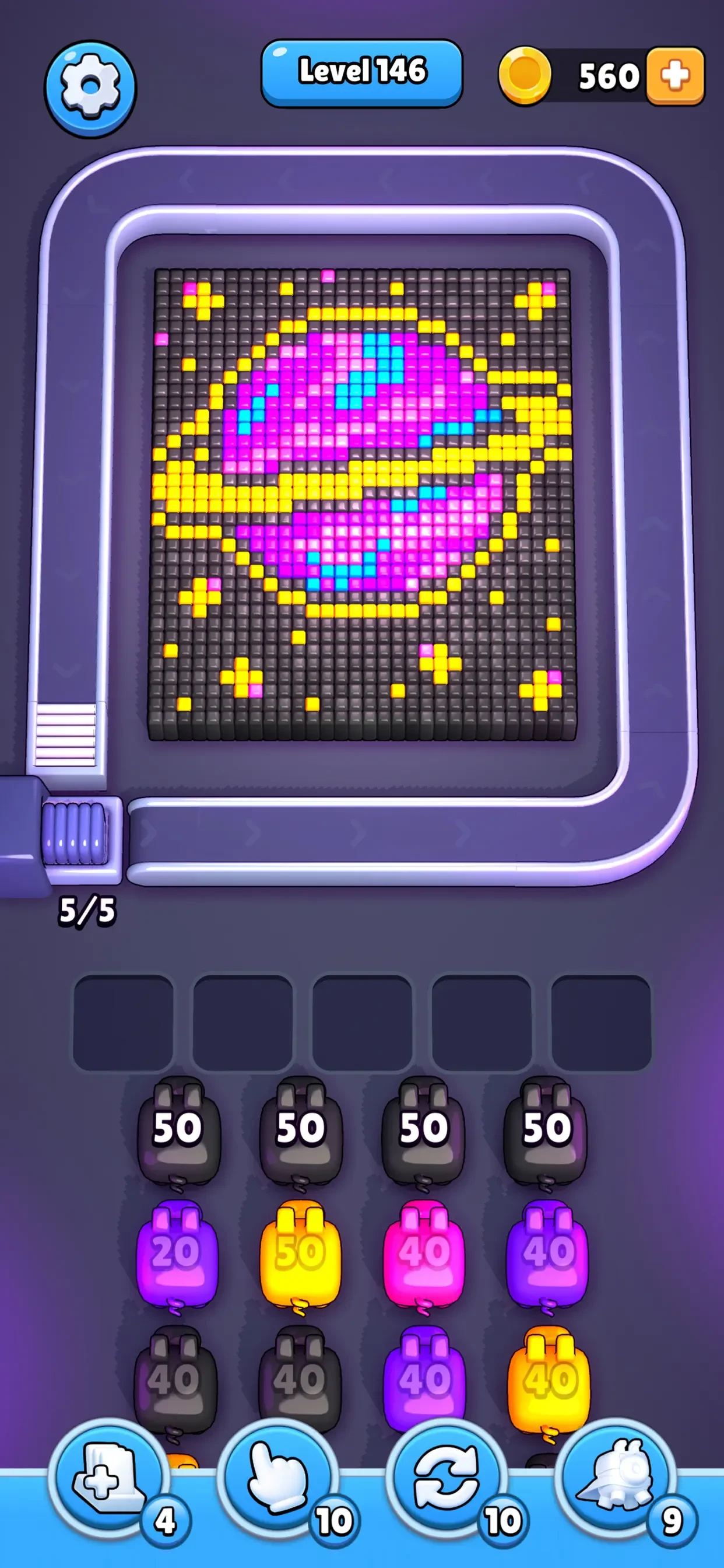 Pixel Flow! app store screenshot 4 — Games (iOS)