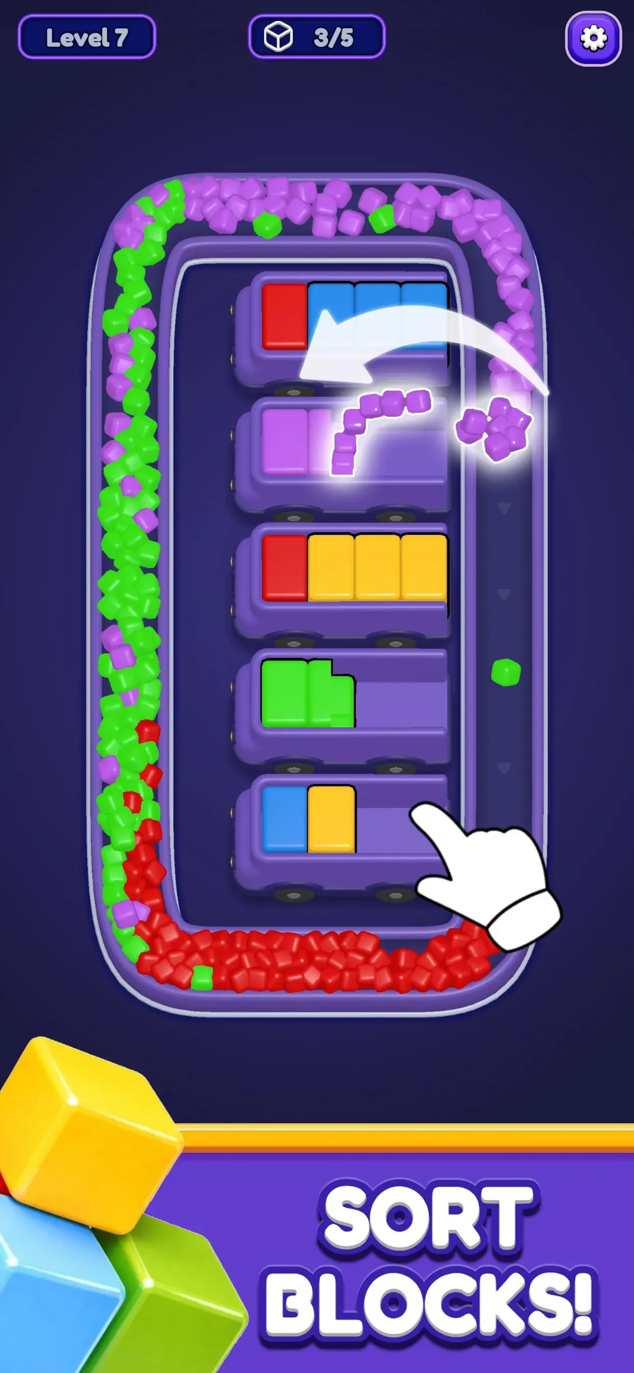 Loop Sort app store screenshot 2 — Games (iOS)