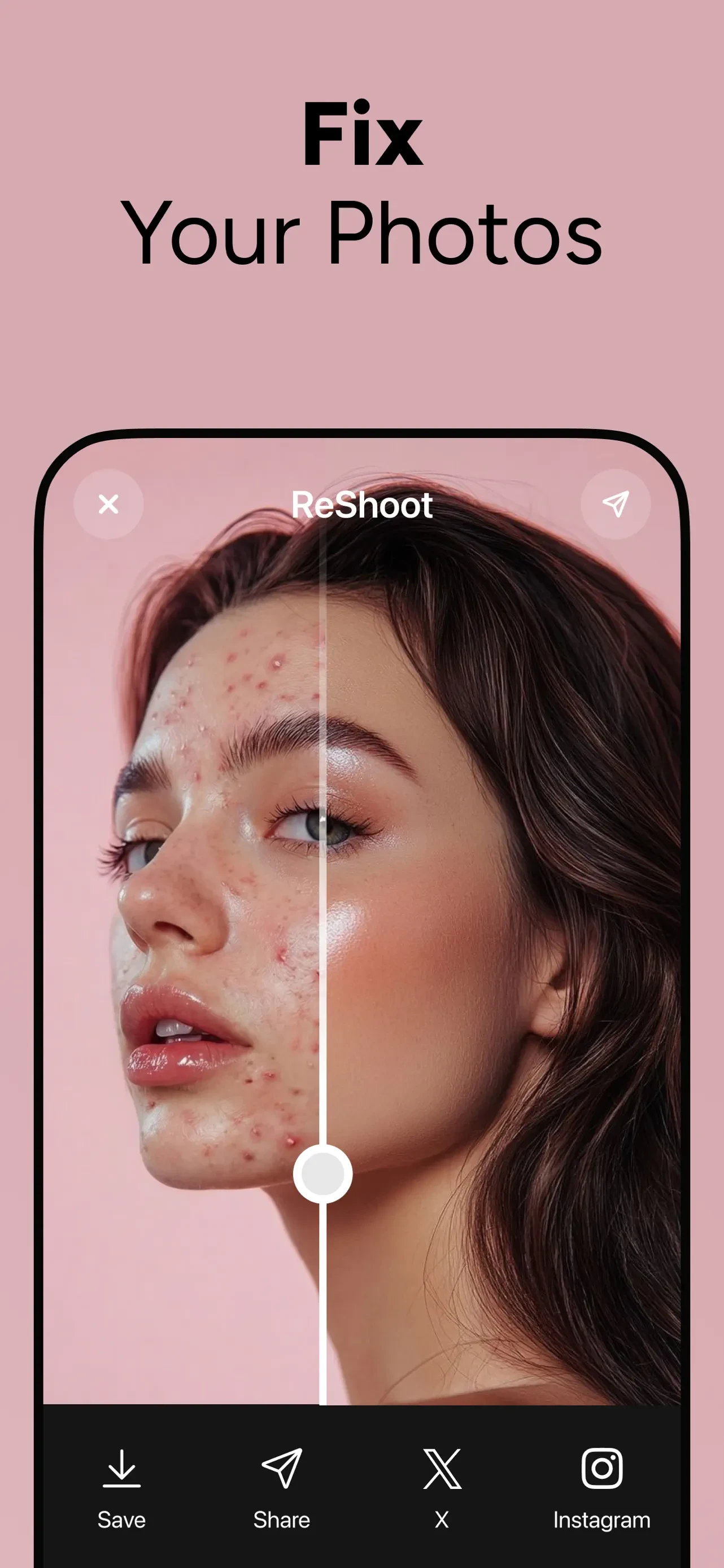 ReShoot: AI Face Photo Editor app store screenshot 4 — Unknown (iOS)