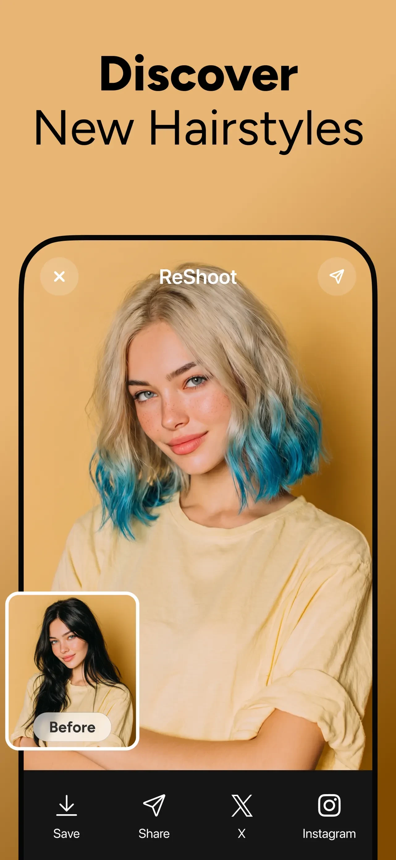 ReShoot: AI Face Photo Editor app store screenshot 5 — Unknown (iOS)