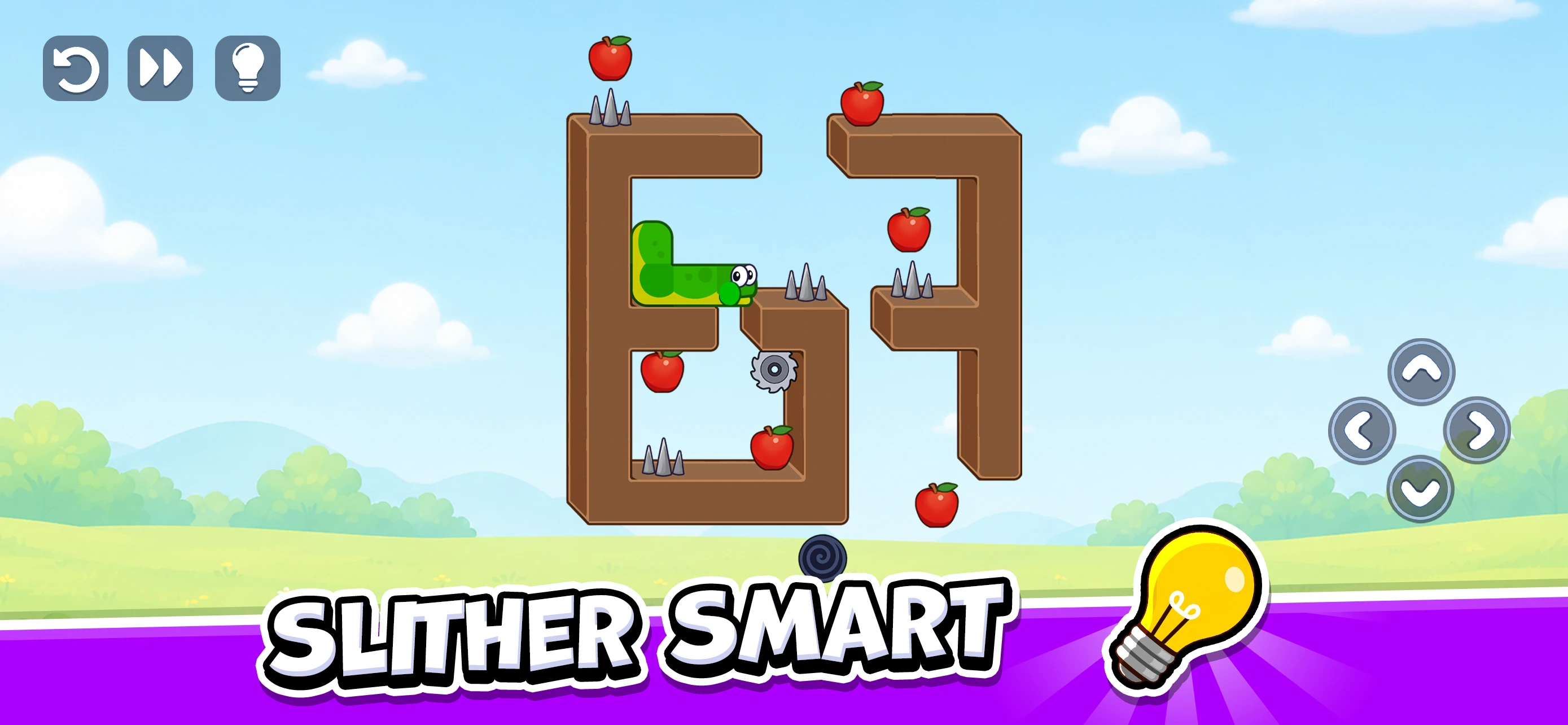 Snake Puzzle: Slither to Eat! app store screenshot 2 — Games (iOS)