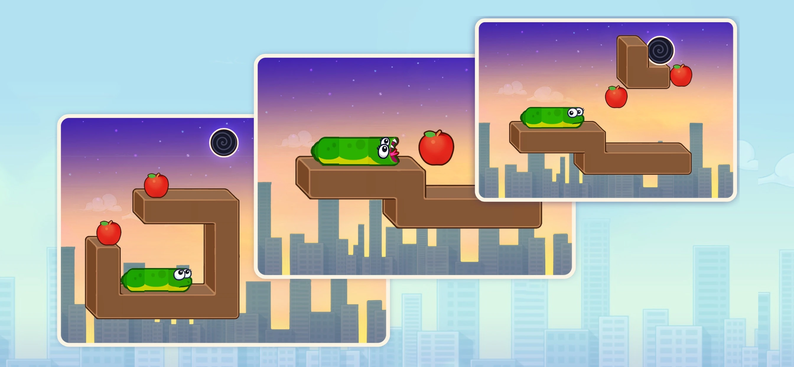 Snake Puzzle: Slither to Eat! app store screenshot 2 — Games (iOS)