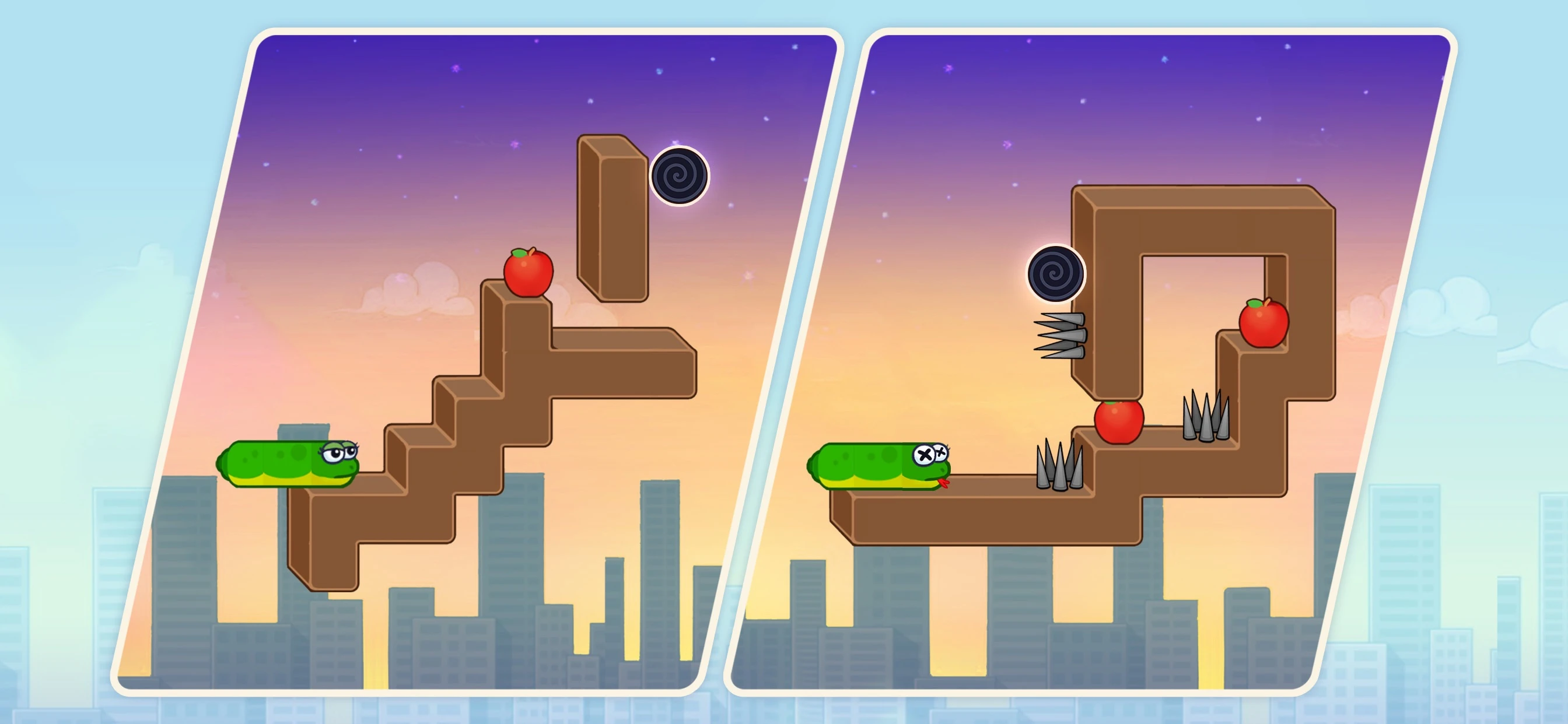 Snake Puzzle: Slither to Eat! app store screenshot 3 — Games (iOS)