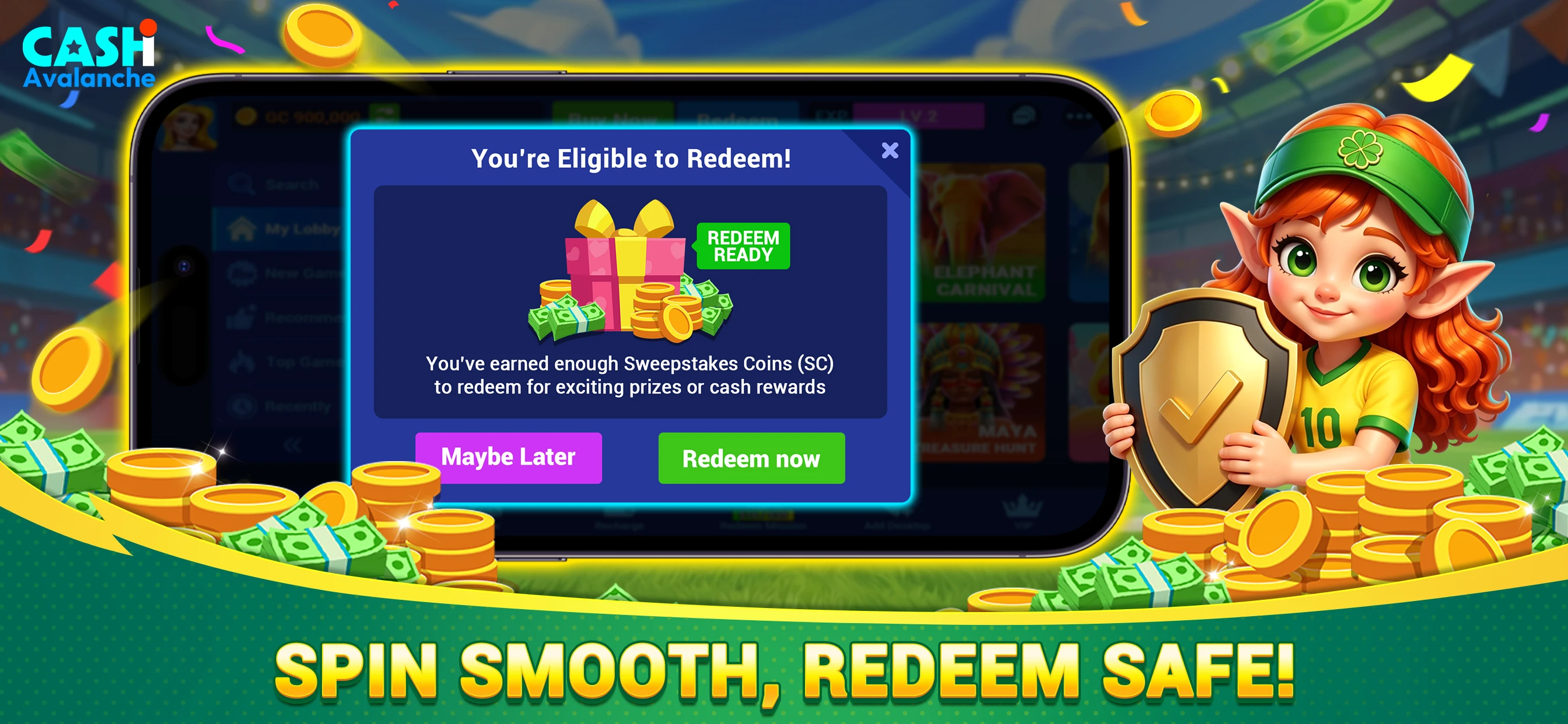 Cash Avalanche:Casino Slot app store screenshot 1 — Games (iOS)