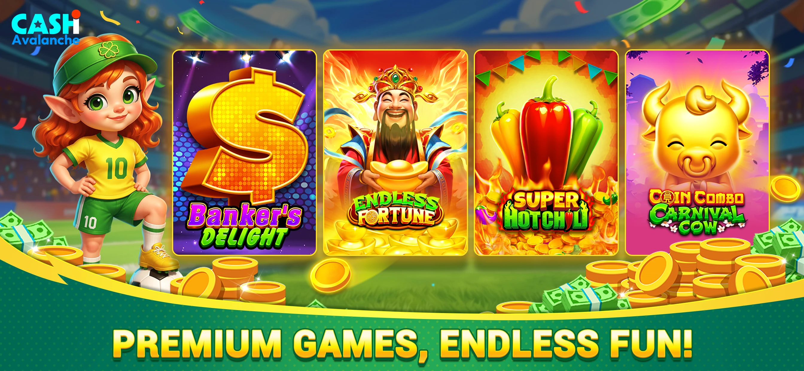 Cash Avalanche:Casino Slot app store screenshot 2 — Games (iOS)