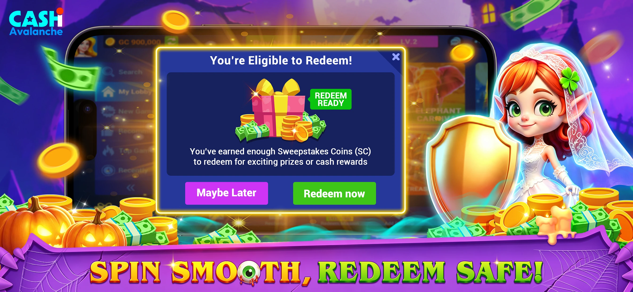 Cash Avalanche:Casino Slot app store screenshot 1 — Games (iOS)