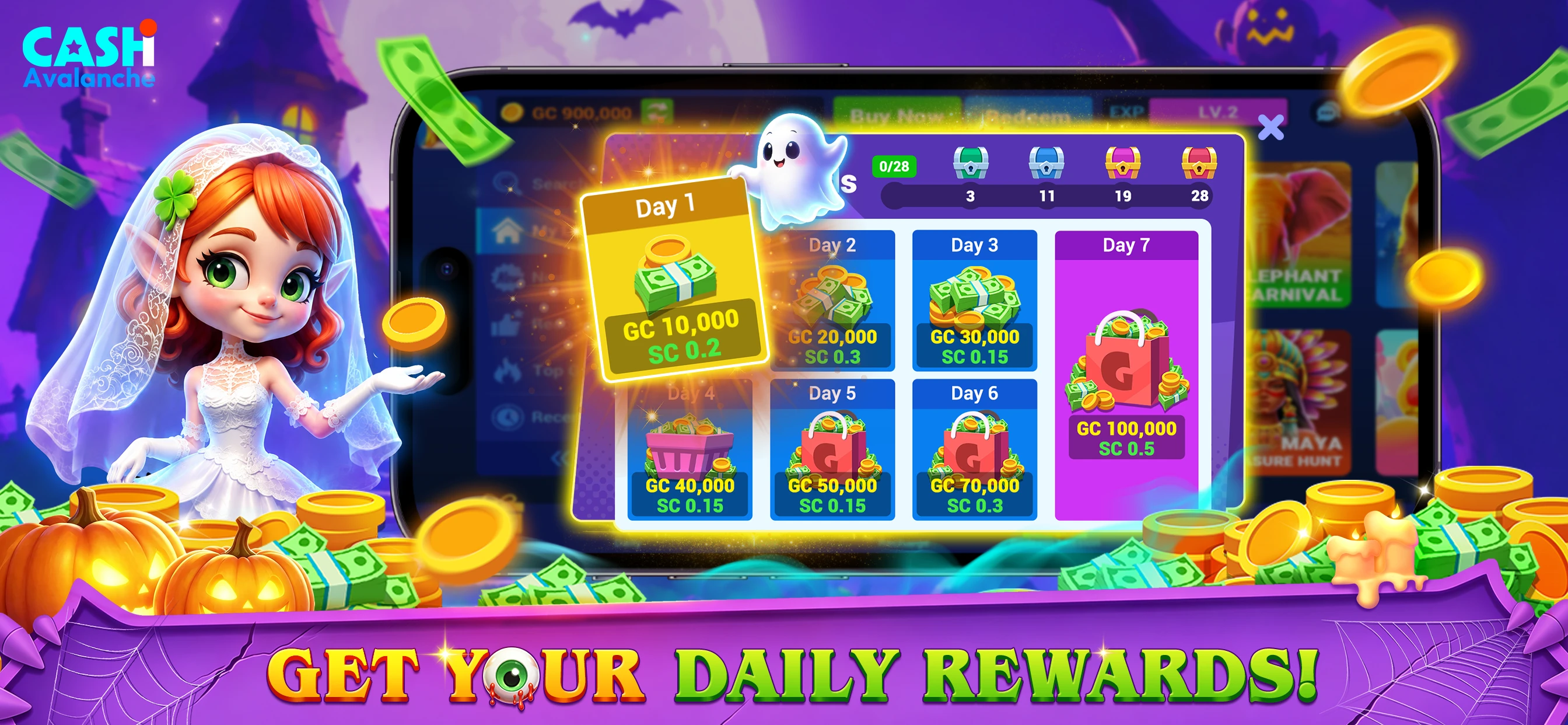 Cash Avalanche:Casino Slot app store screenshot 2 — Games (iOS)