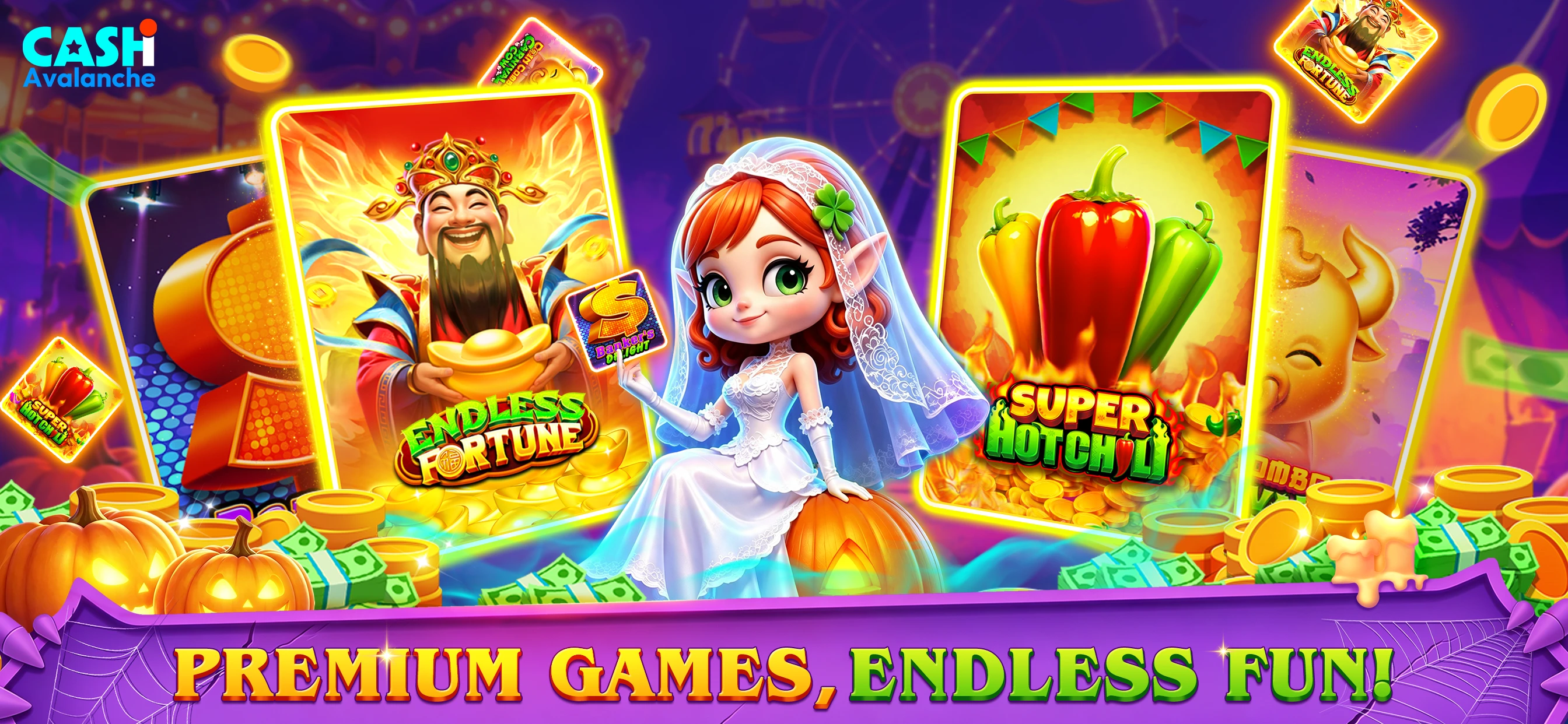 Cash Avalanche:Casino Slot app store screenshot 3 — Games (iOS)