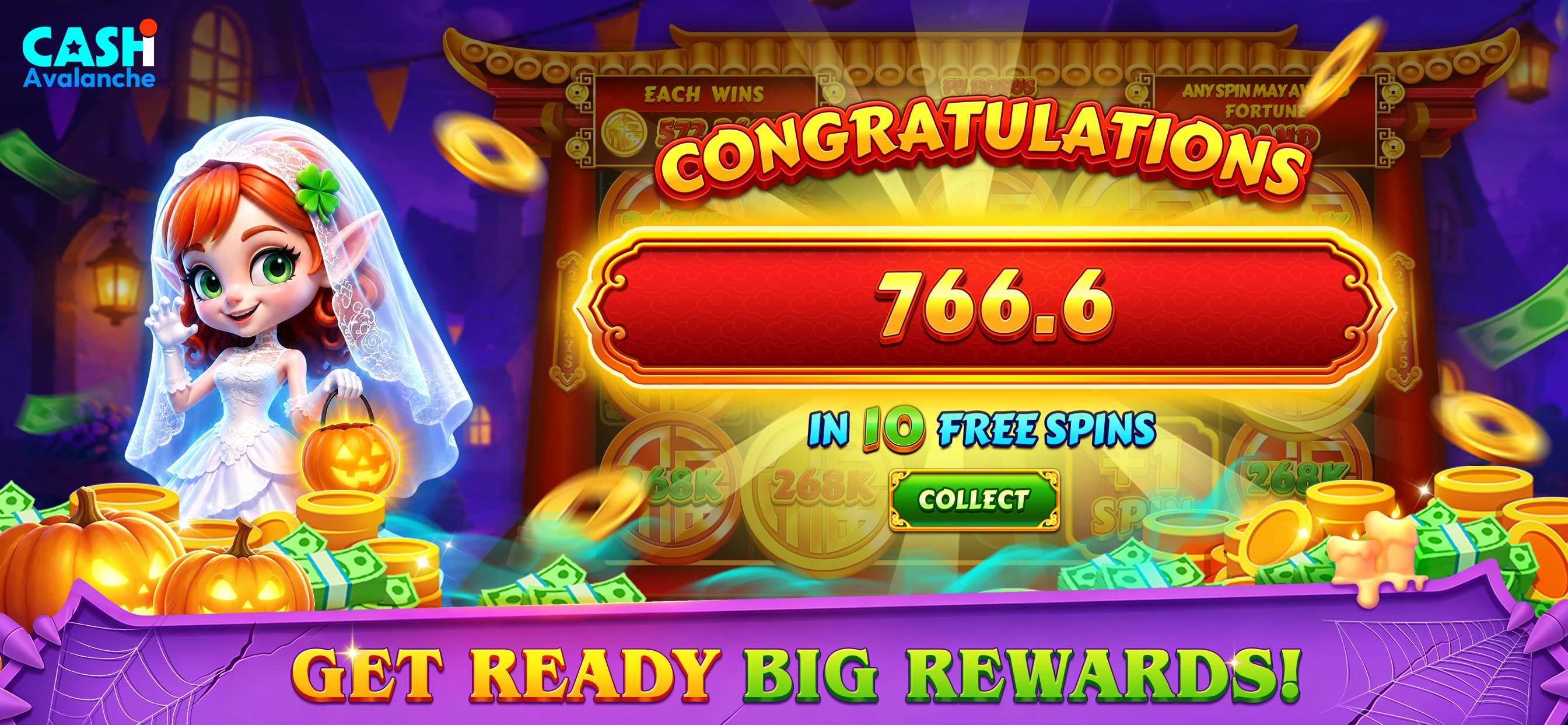 Cash Avalanche:Casino Slot app store screenshot 5 — Games (iOS)