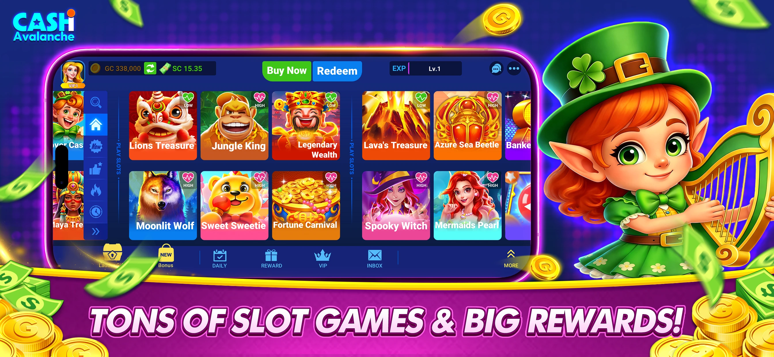 Cash Avalanche:Casino Slot app store screenshot 2 — Games (iOS)