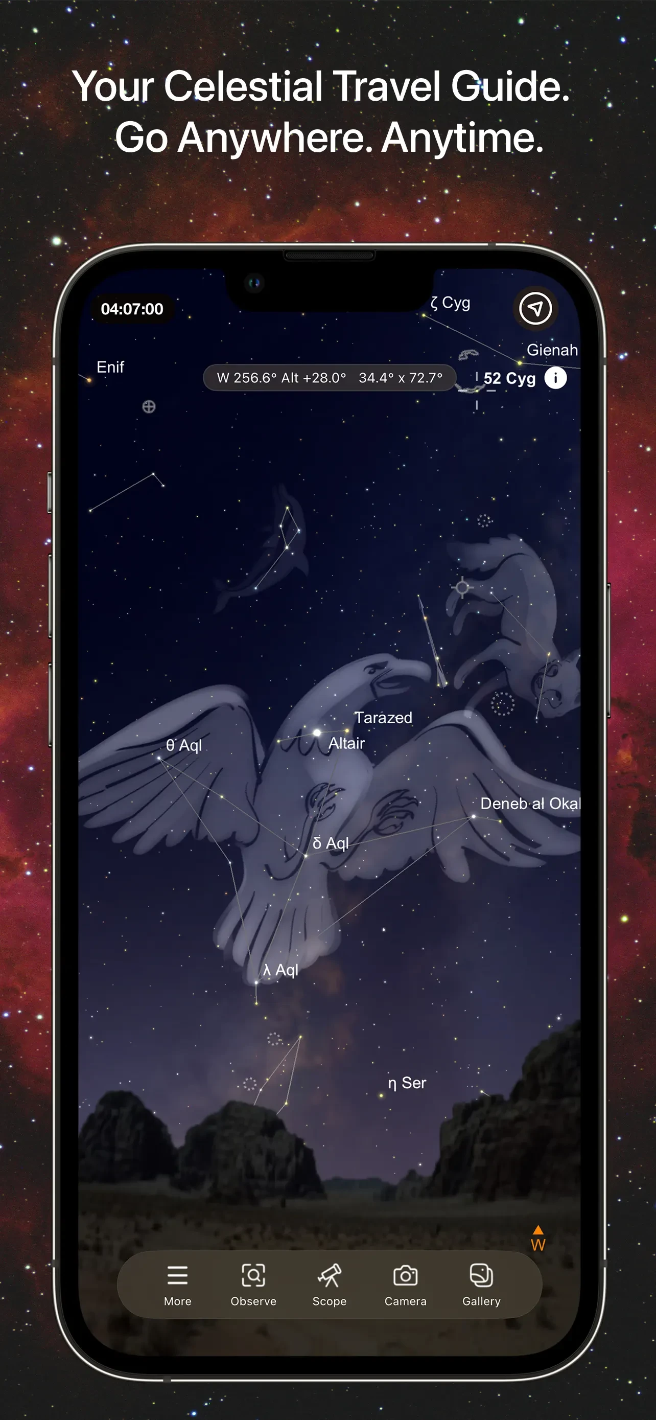 SkySafari 8 Pro app store screenshot 1 — Unknown (iOS)