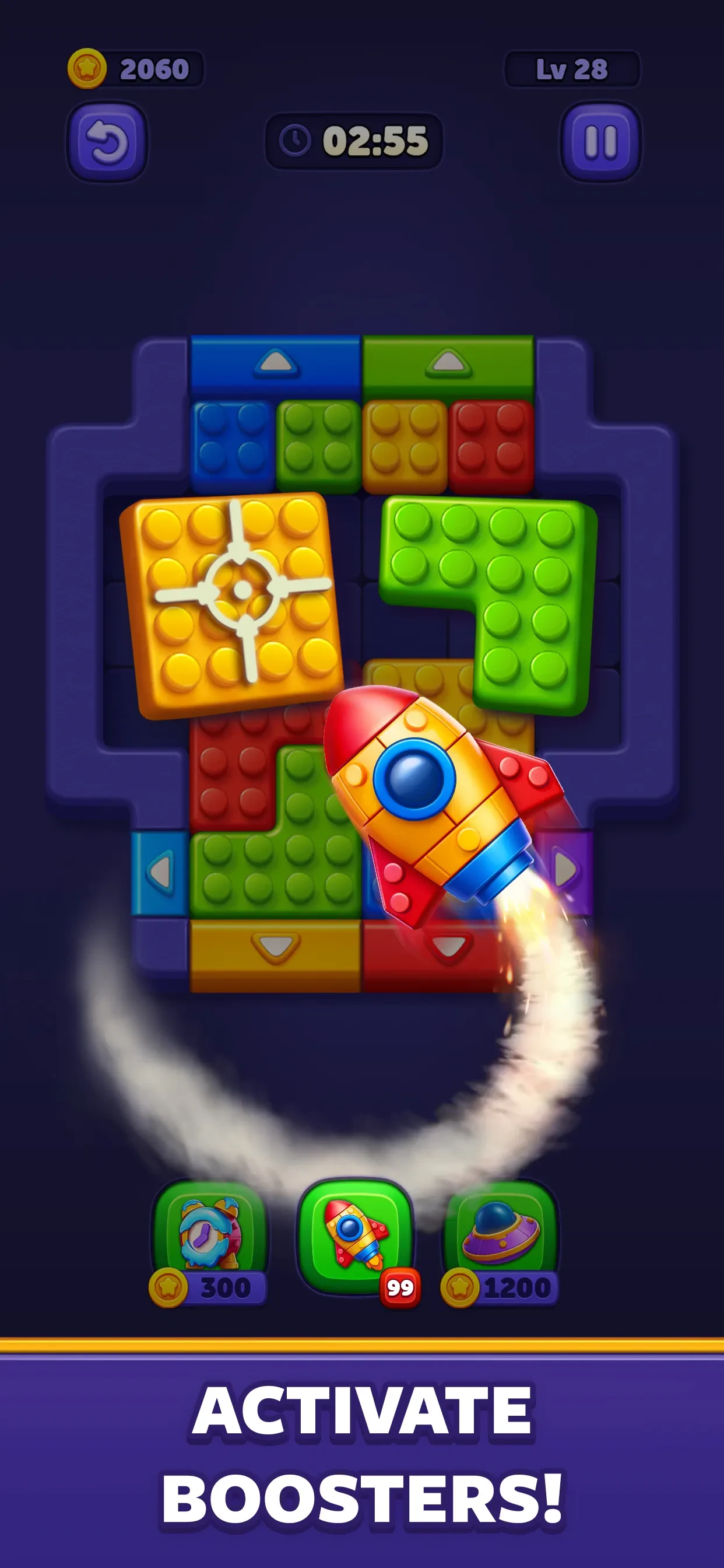 Block Out! - Color Sort Puzzle app store screenshot 3 — Games (iOS)