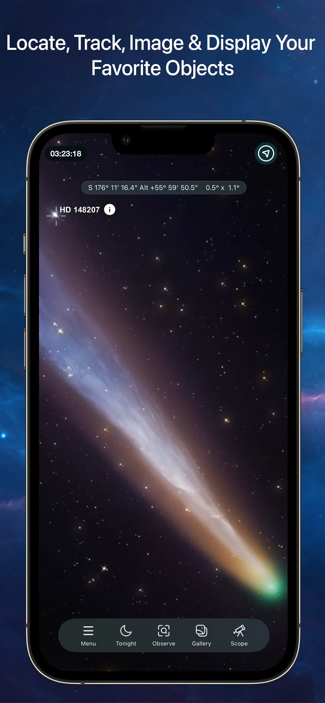 SkySafari 8 Plus app store screenshot 3 — Reference (iOS)