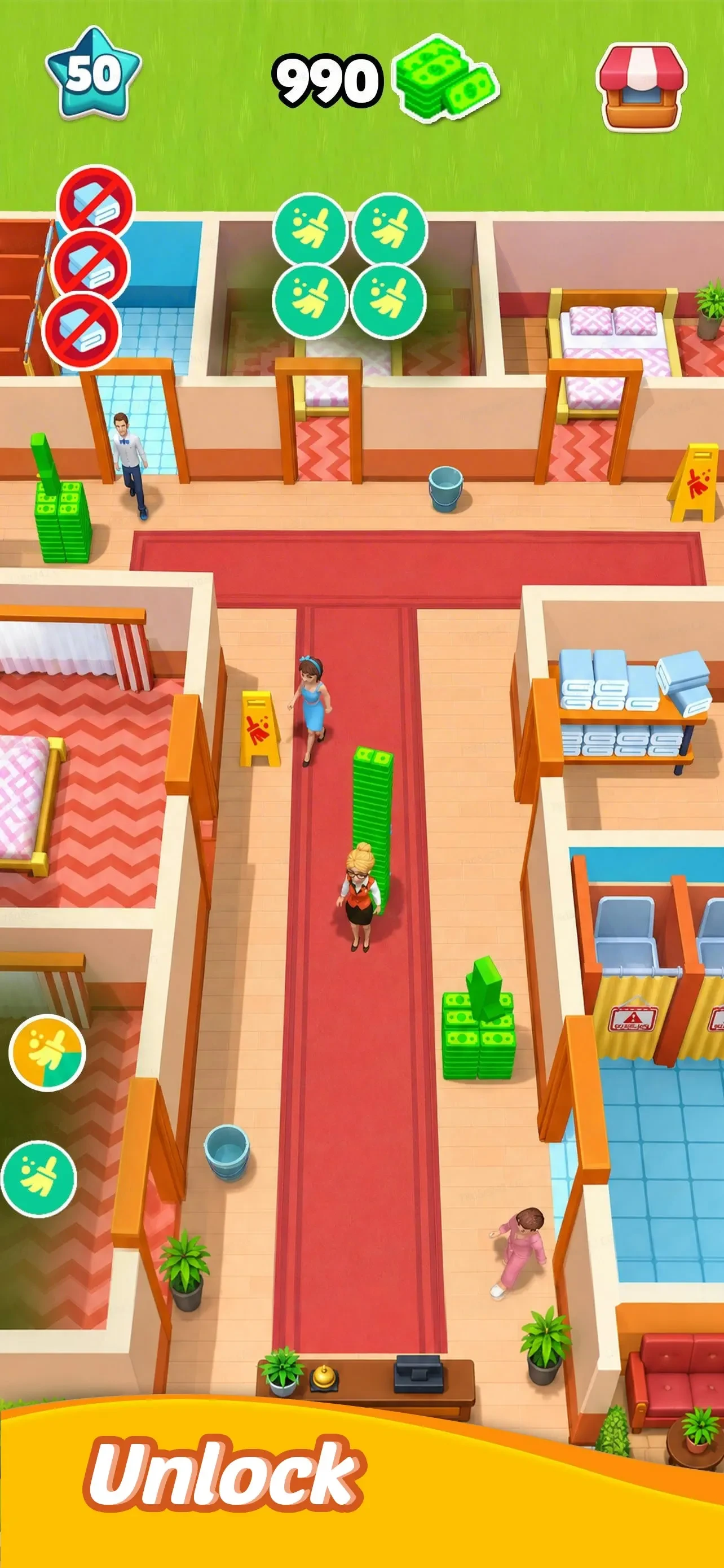 Hotel Legacy: Merge Game app store screenshot 1 — Games (iOS)