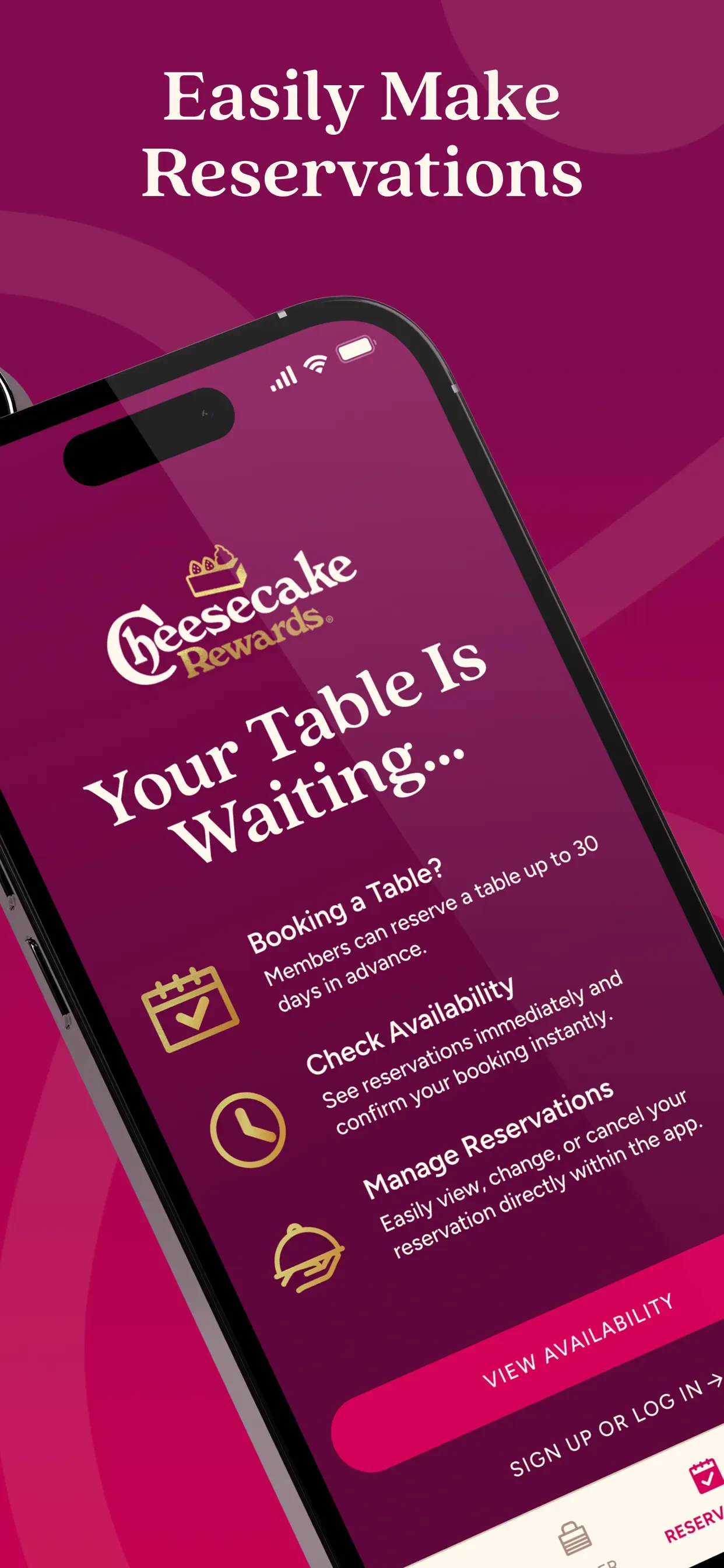 The Cheesecake Factory app store screenshot 3 — Food & Drink (iOS)