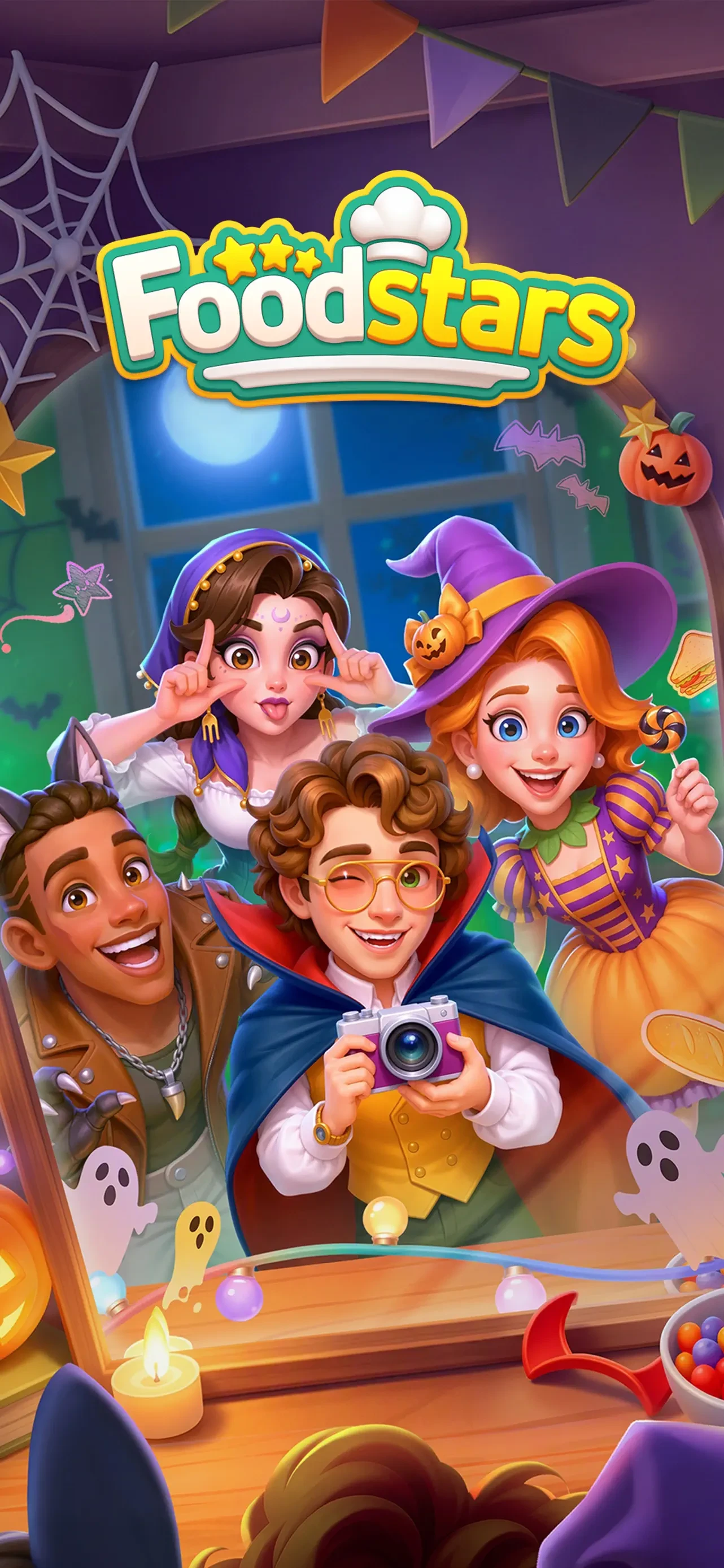 Foodstars: Merge & Cook app store screenshot 7 — Games (iOS)