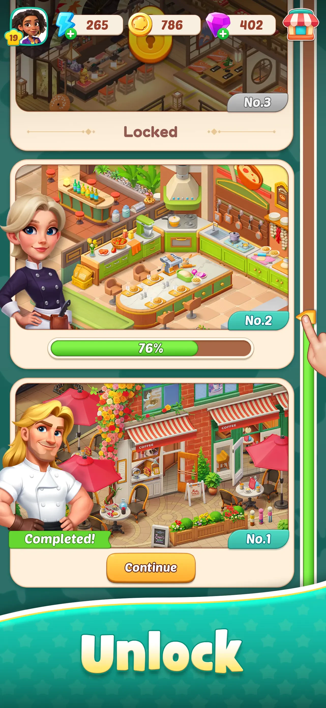 Foodstars: Merge & Cook app store screenshot 5 — Games (iOS)