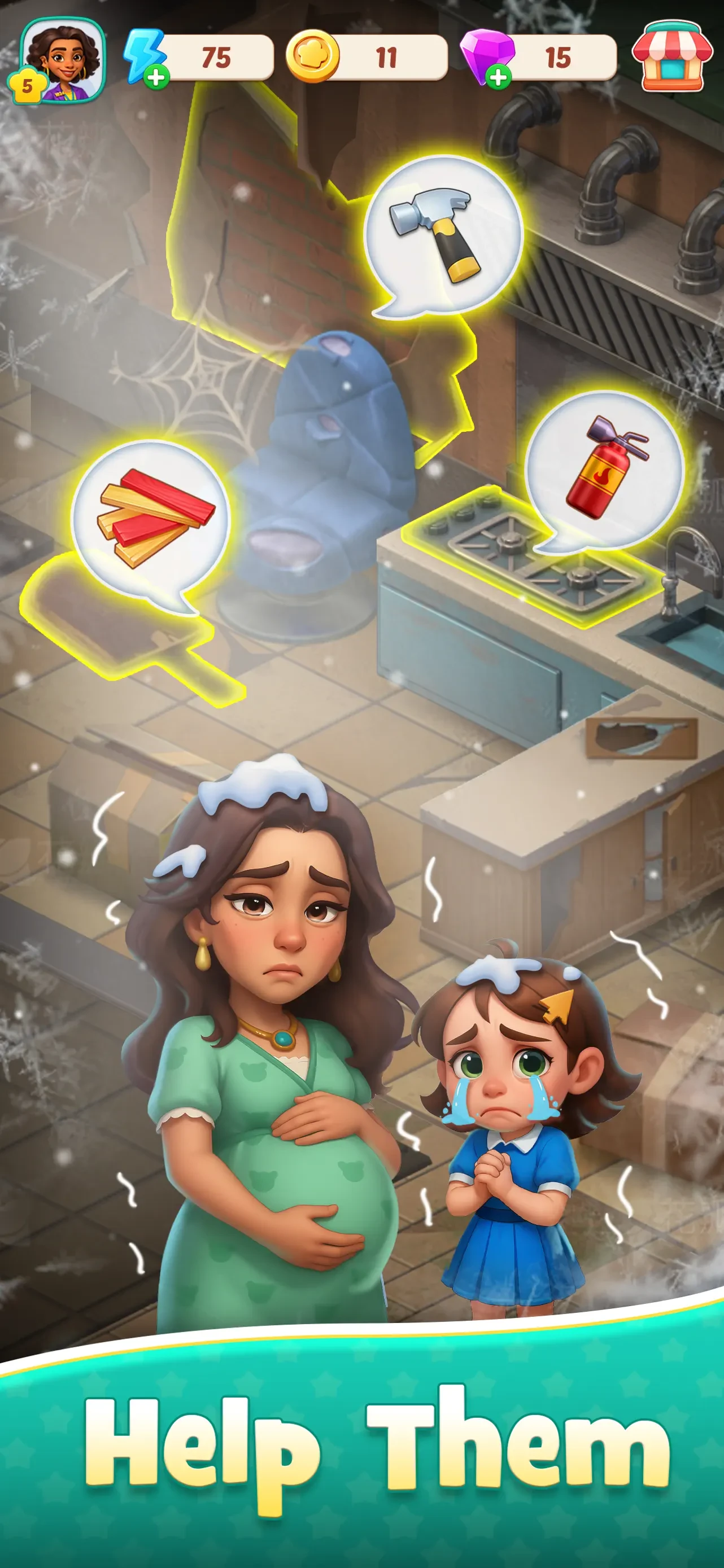 Foodstars: Merge & Cook app store screenshot 6 — Games (iOS)