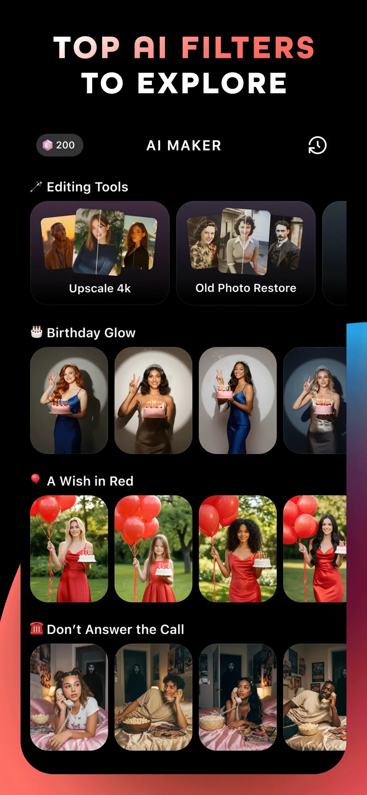AI Maker: Photo Video Filters app store screenshot 9 — Unknown (iOS)