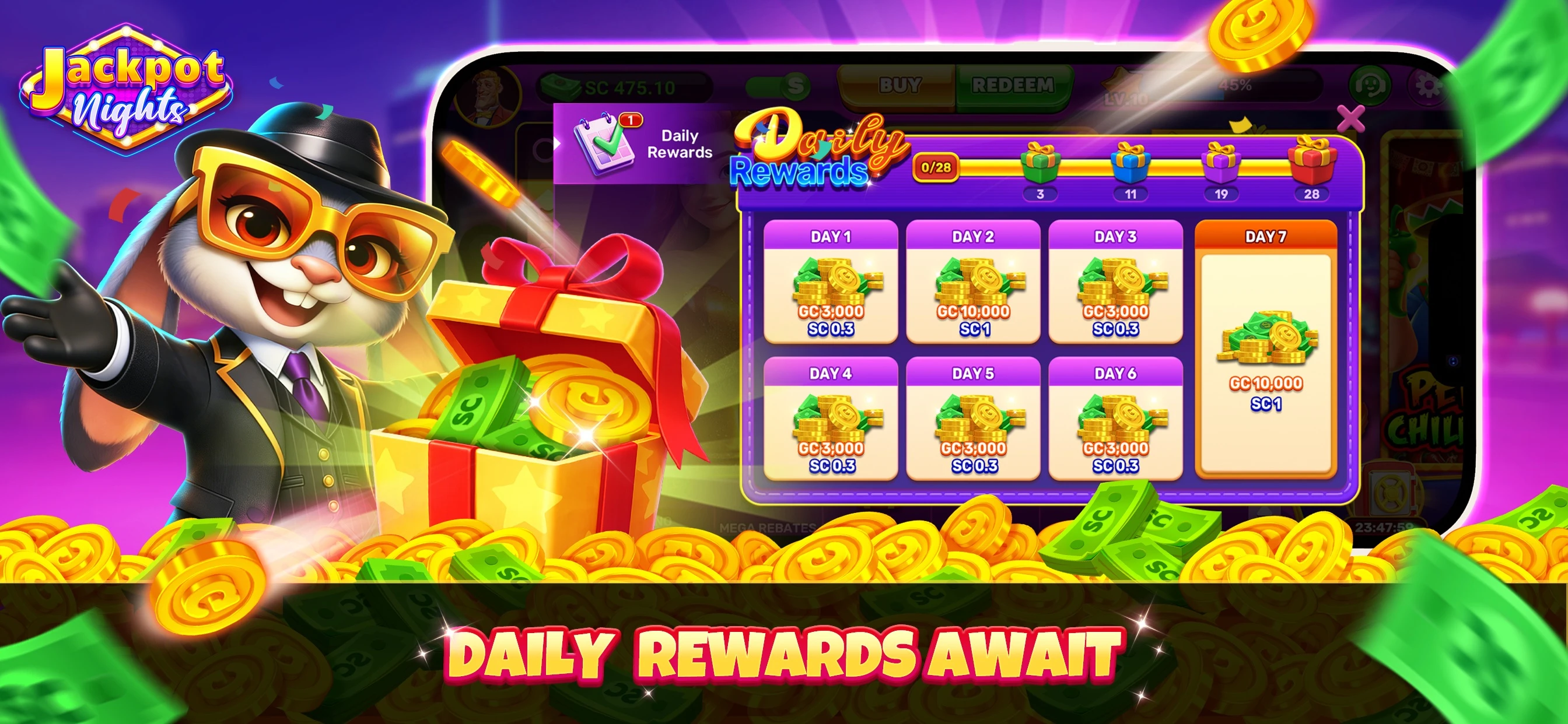Jackpot Nights app store screenshot 3 — Games (iOS)