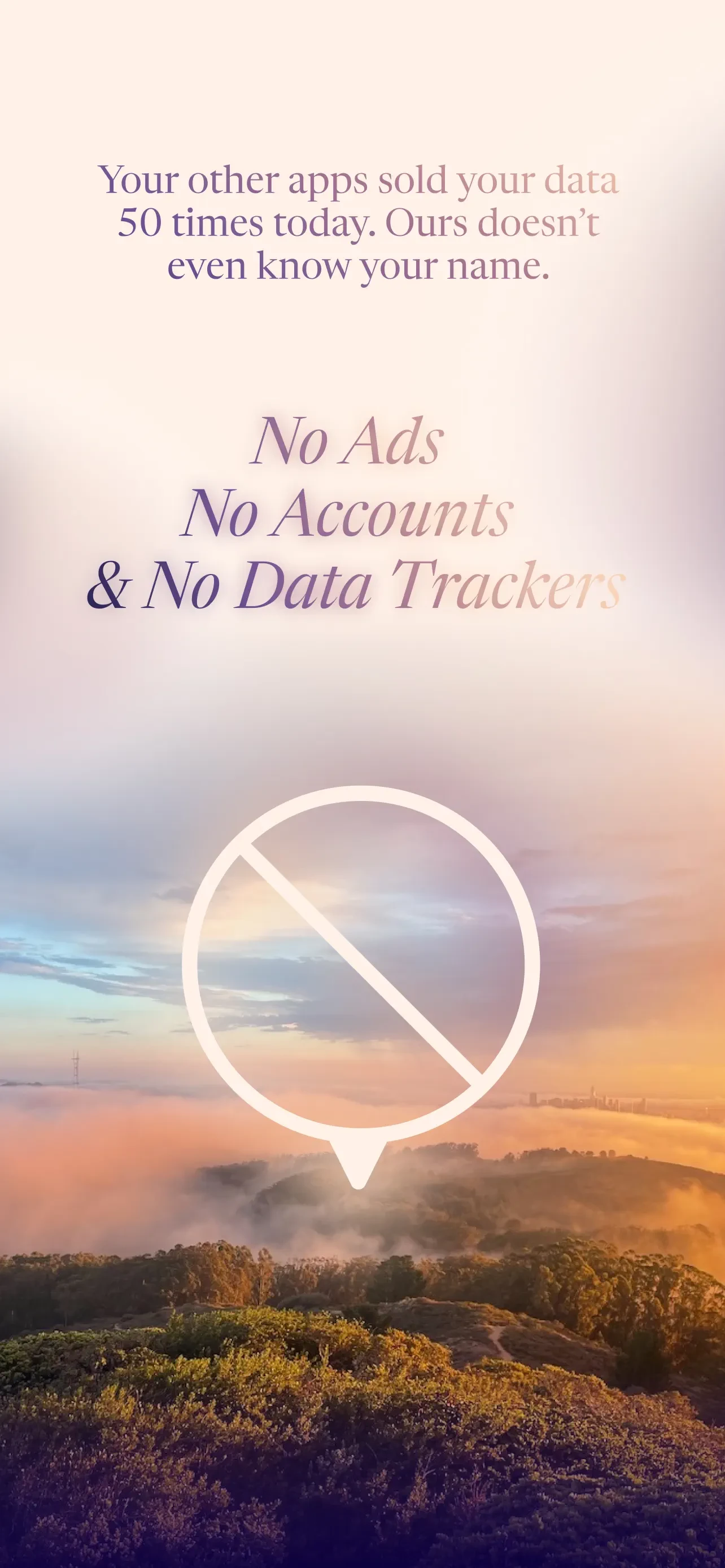 Foggy: Bay Area Fog Tracker app store screenshot 5 — Unknown (iOS)