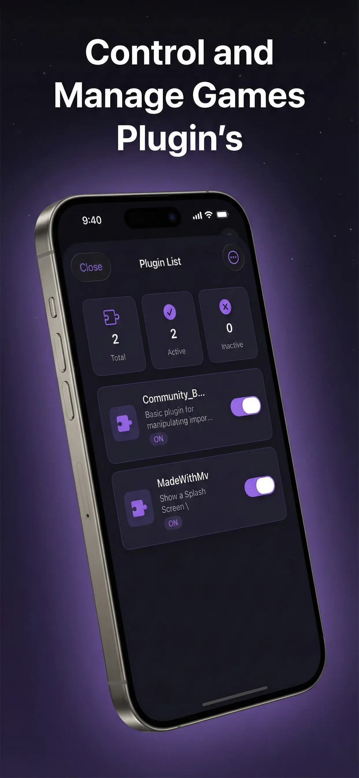 RPGPlayer - An RPGMaker Player app store screenshot 6 — Utilities (iOS)
